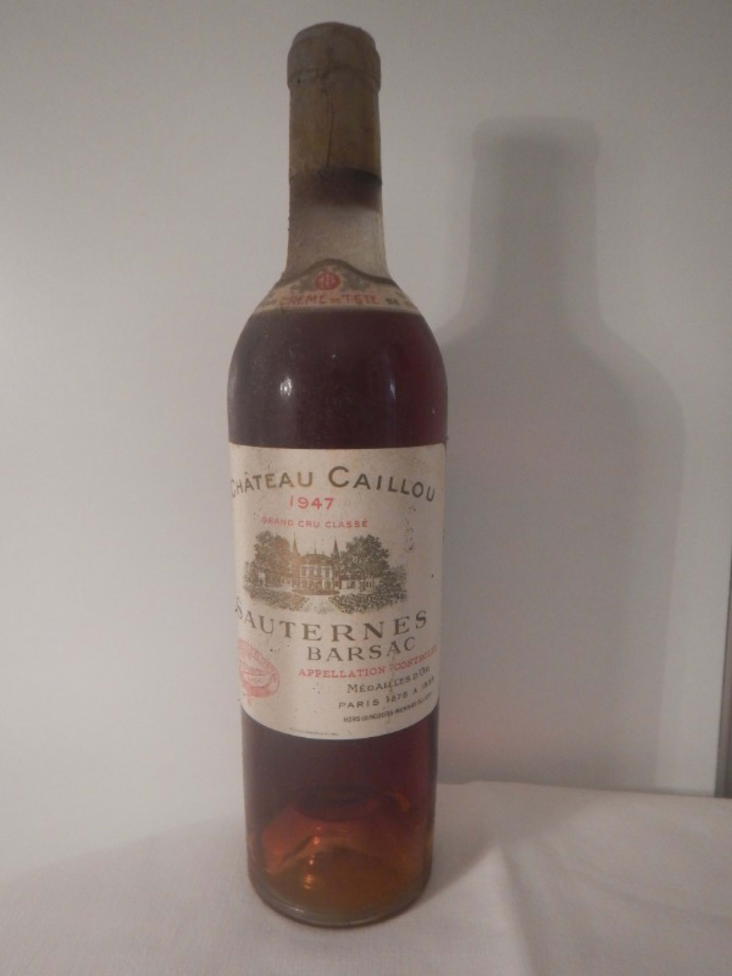 Sauternes, Château Caillou, Barsac, 1947