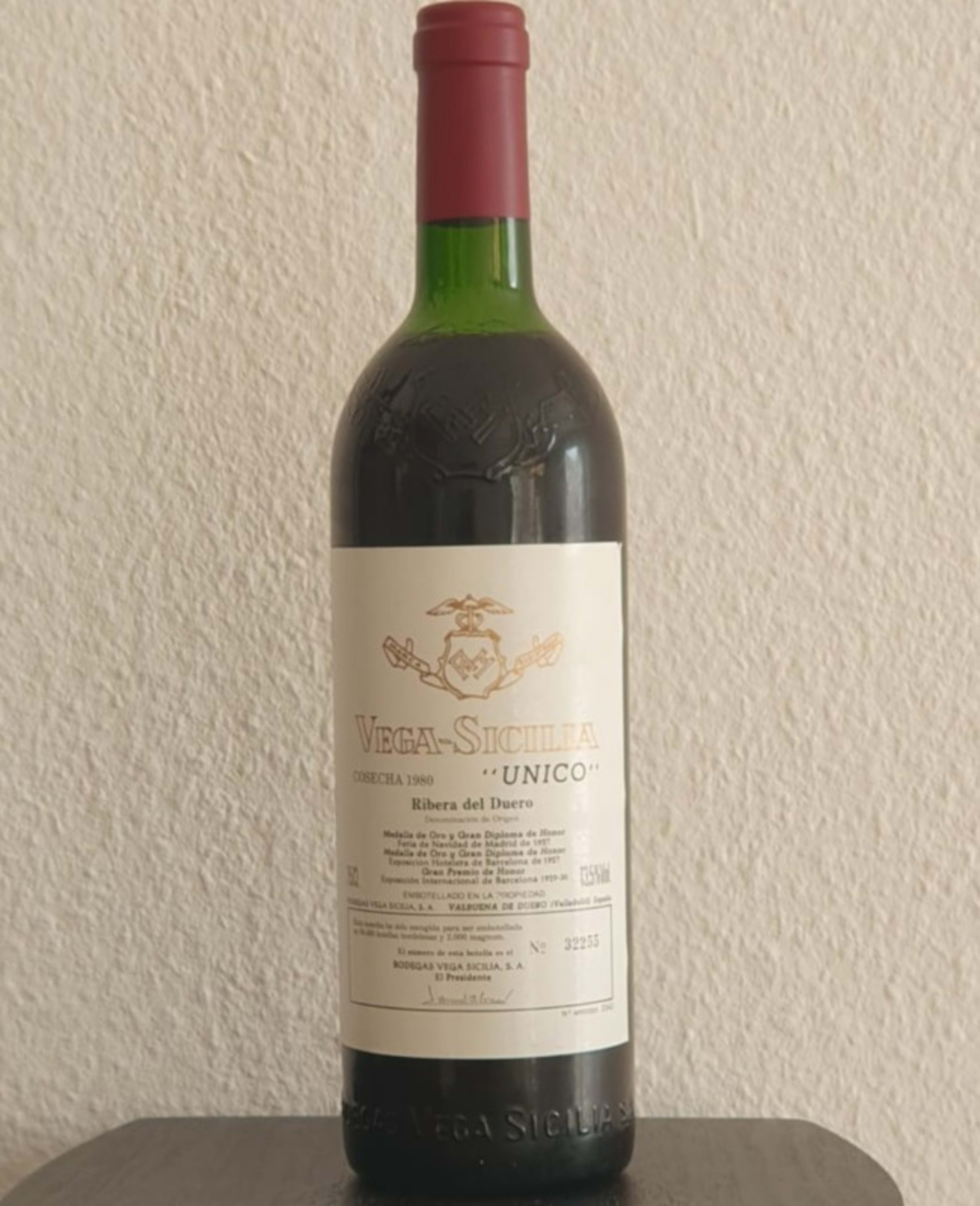 UNICO - Gran reserva, VEGA SICILIA, Ribera del Duero, 1980