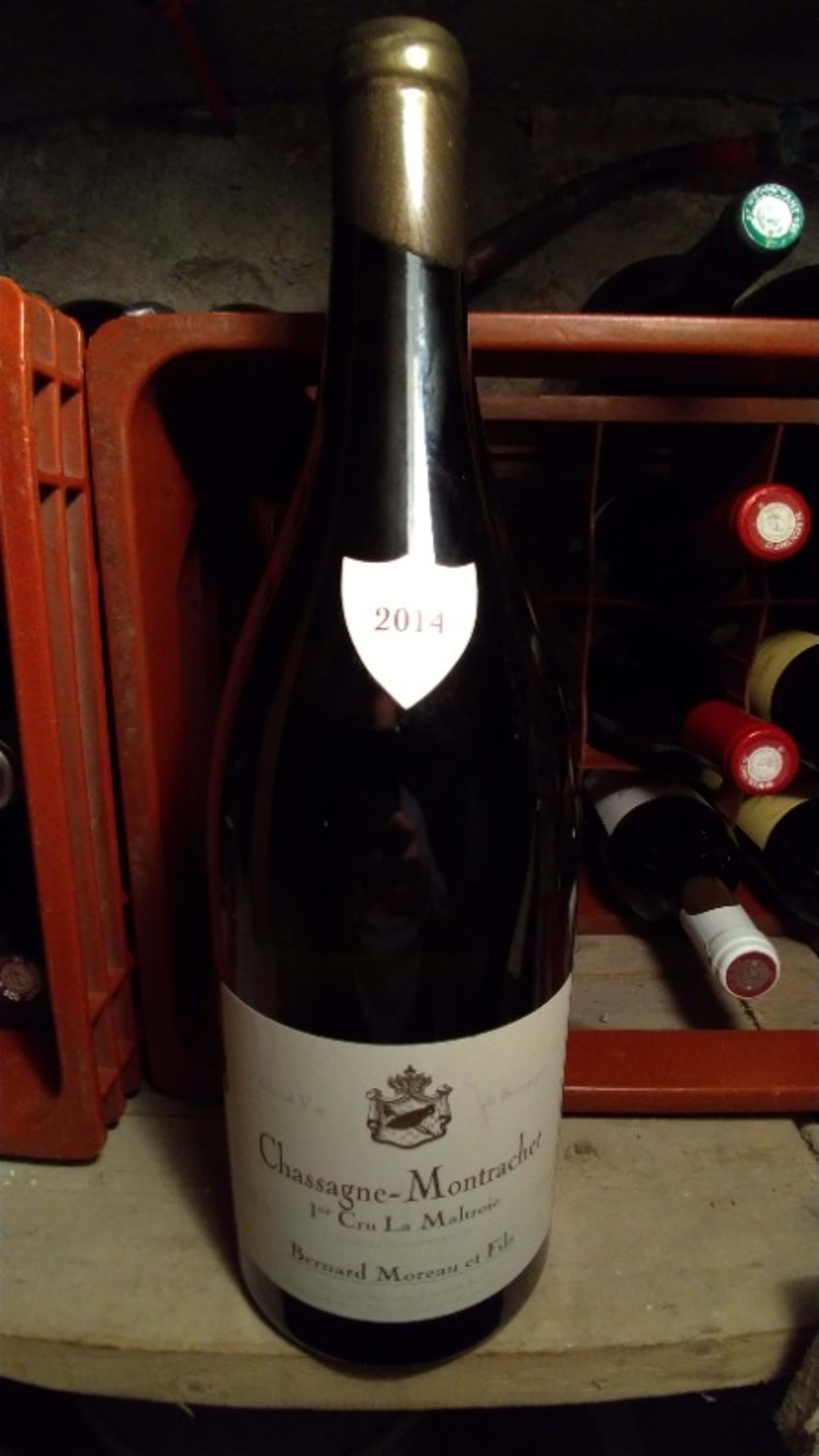 Chassagne-Montrachet, 1er Cru La Maltroie, Bernard Moreau & Fils, 2014 (Magnum)