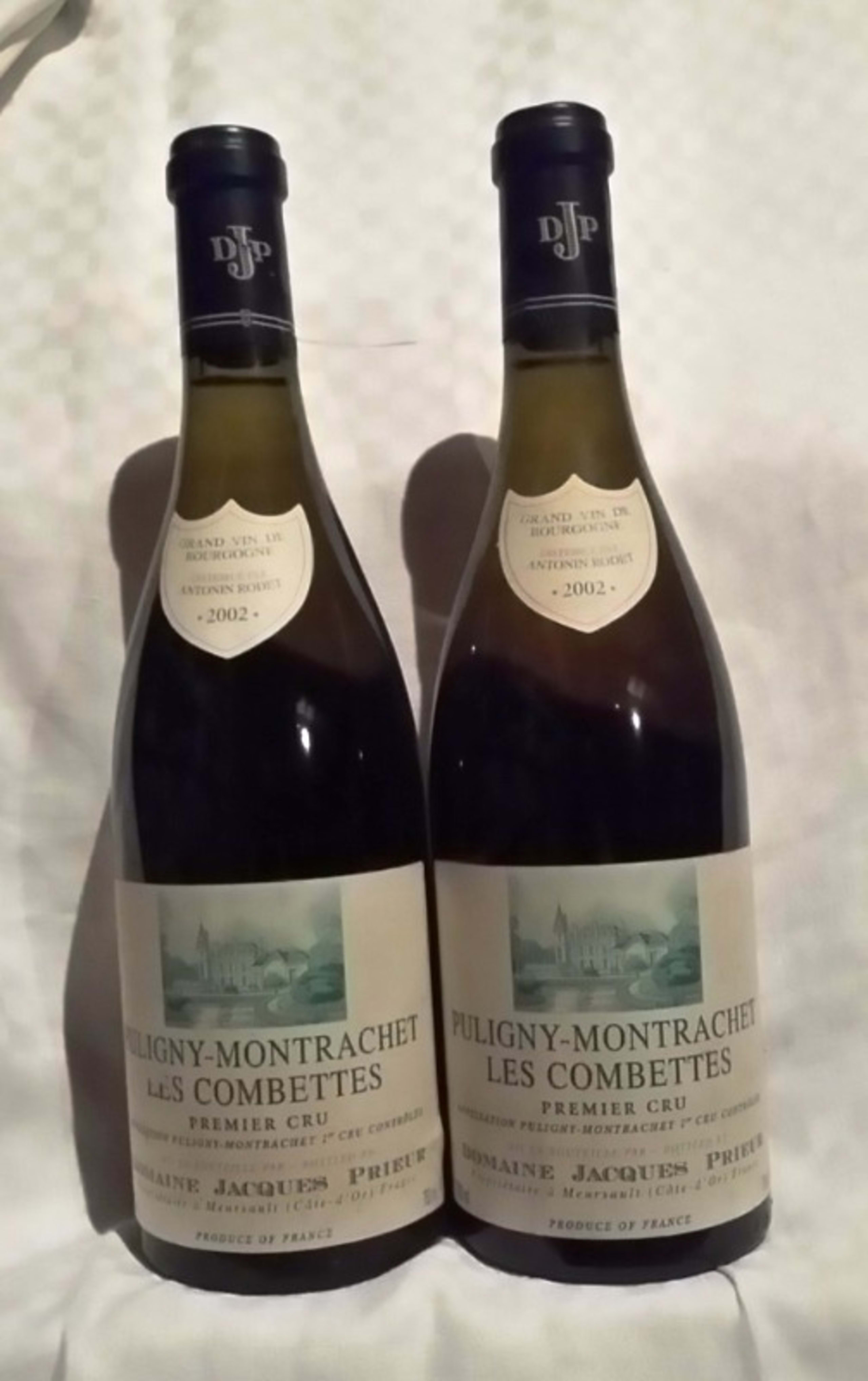2 x Puligny-Montrachet, les Combettes, domaine Jacques Prieur, 2002