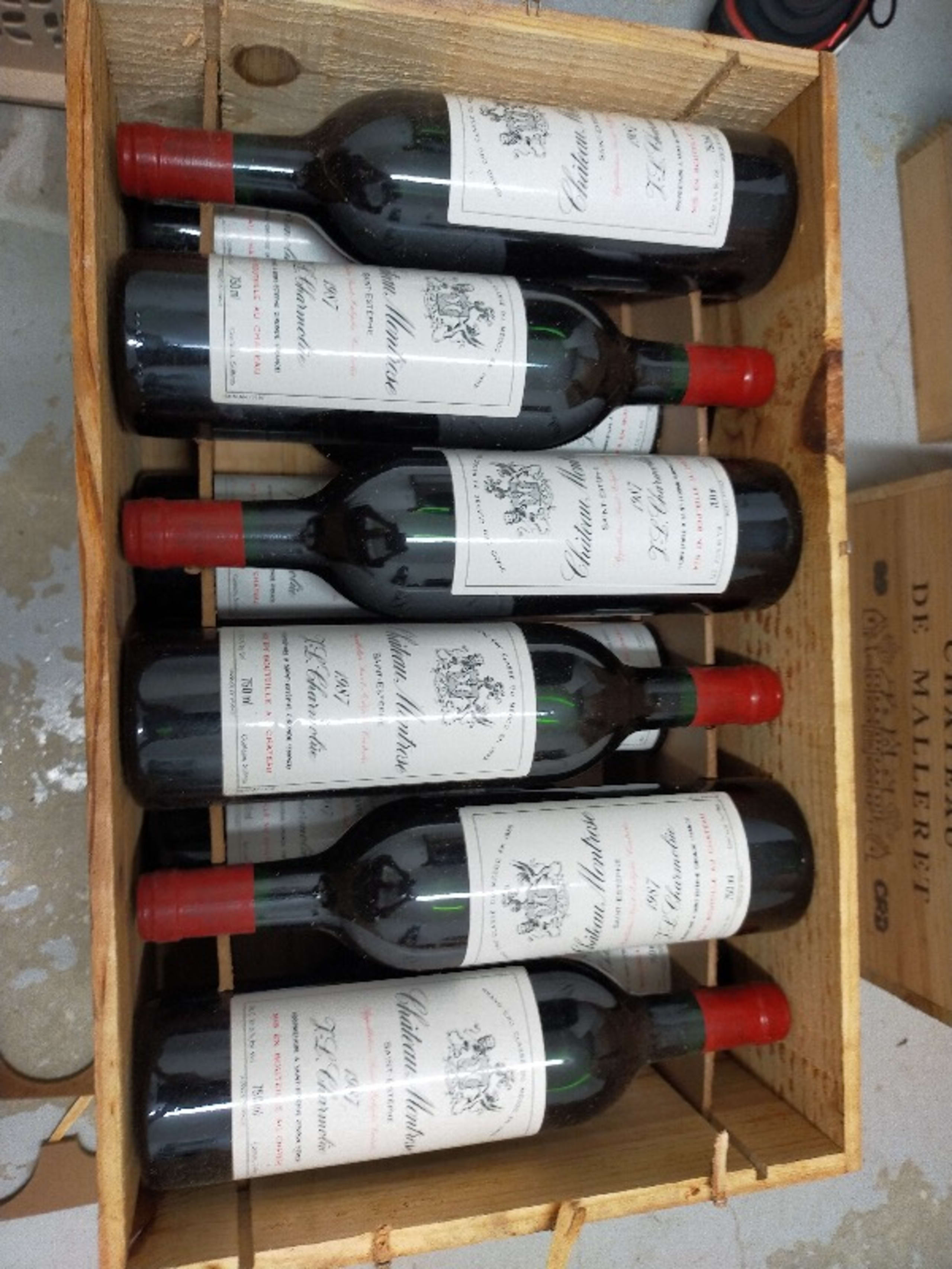 10 x CHATEAU MONTROSE, Saint-Estèphe, 1987