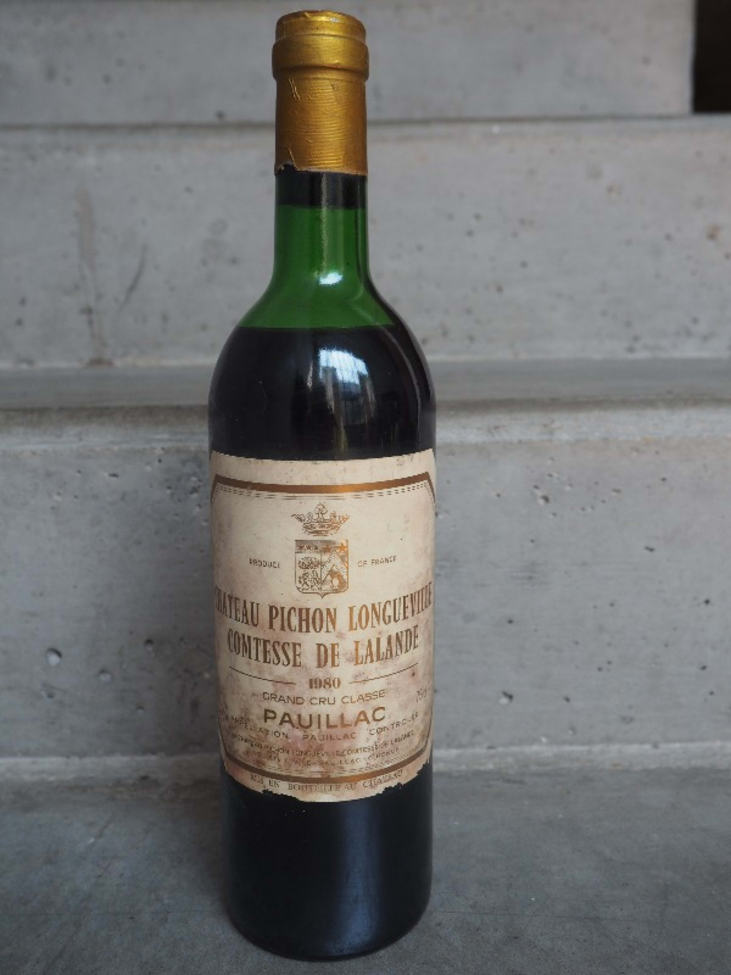 Pauillac, Pichon Longueville, 1980
