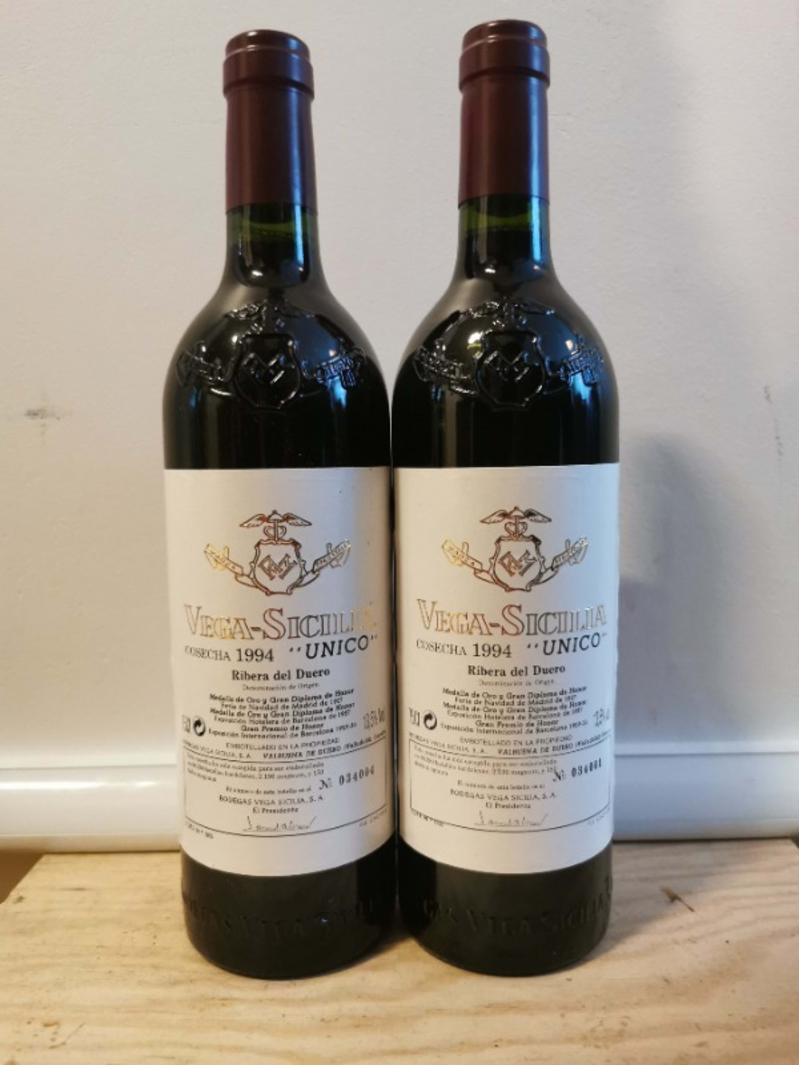 2 x Unico, Vega Sicilia, Ribera del Duero, 1994