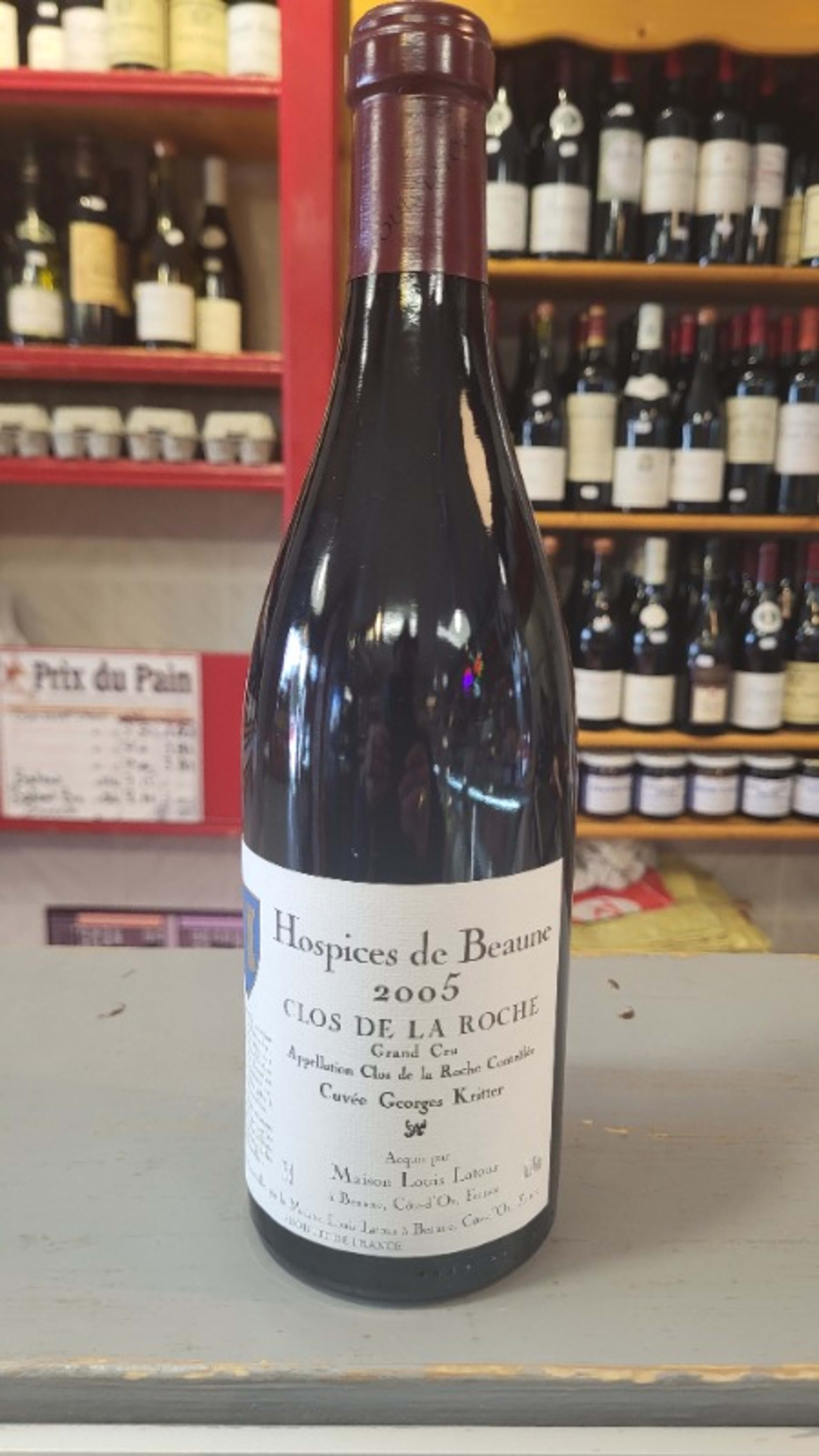 Clos-de-la-Roche, Grand cru - Cuvée Georges Kritter, Hospice de Beaune, 2005