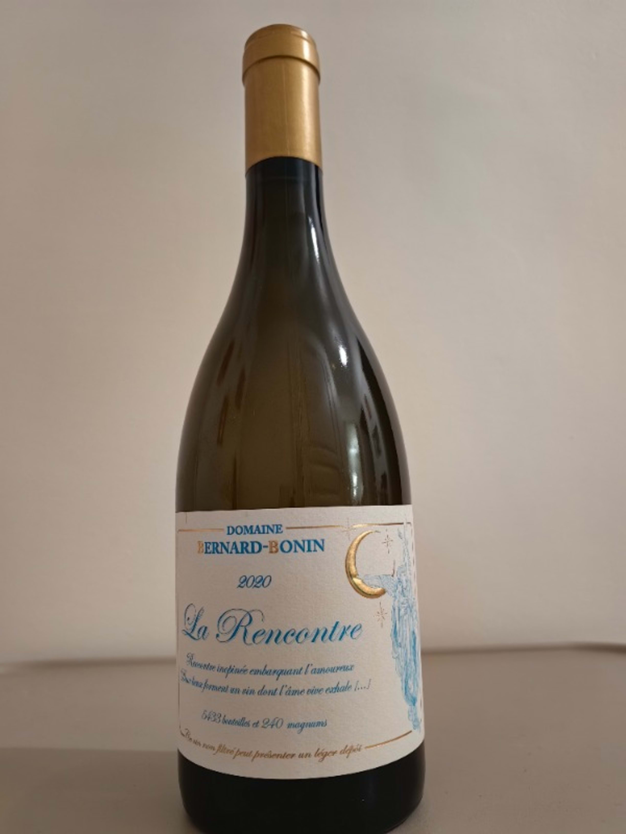 Meursault, La rencontre, Domaine Bernard-Bonin, 2020