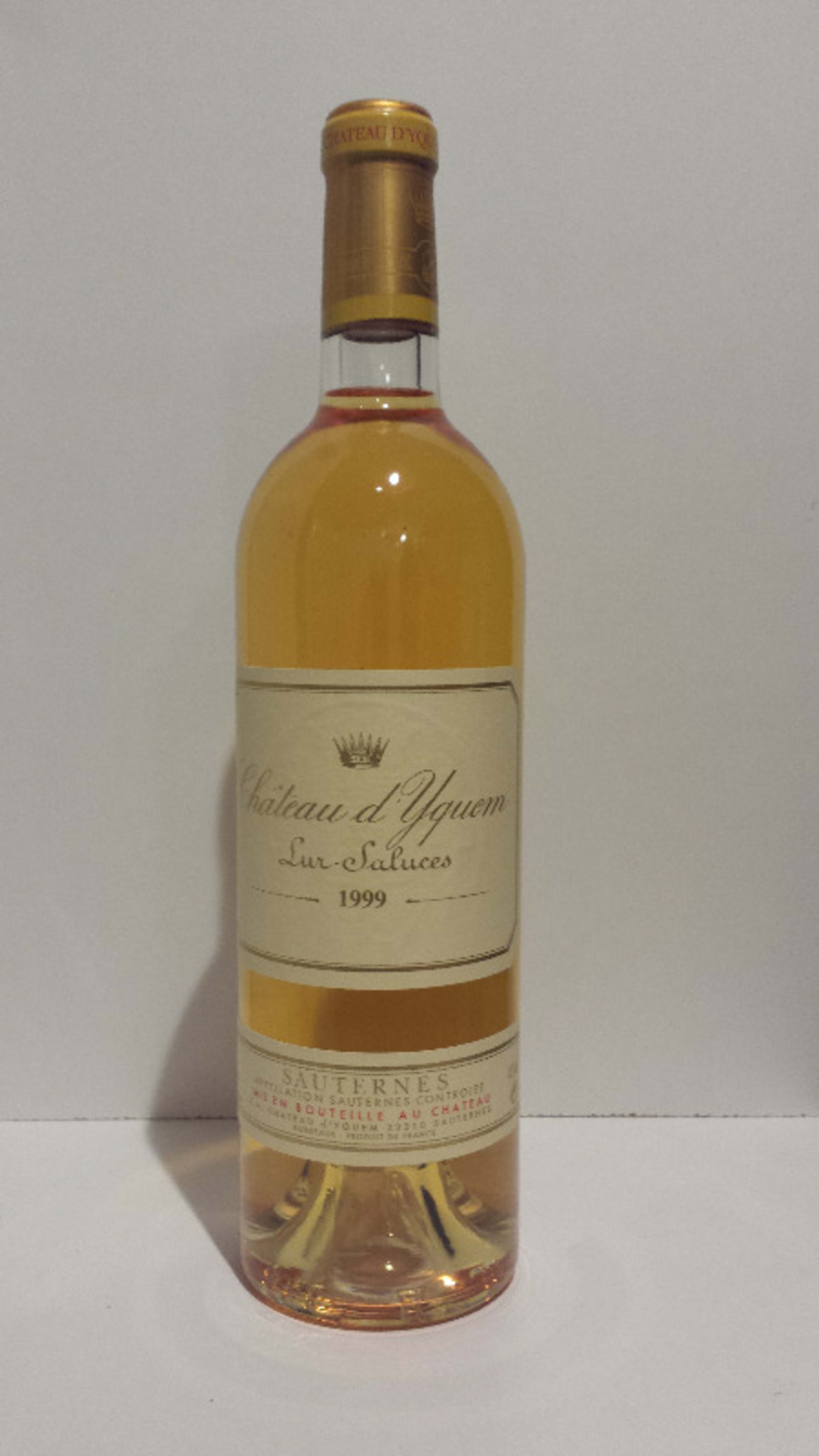 Lur Saluces, Château d'Yquem, Sauternes, 1999