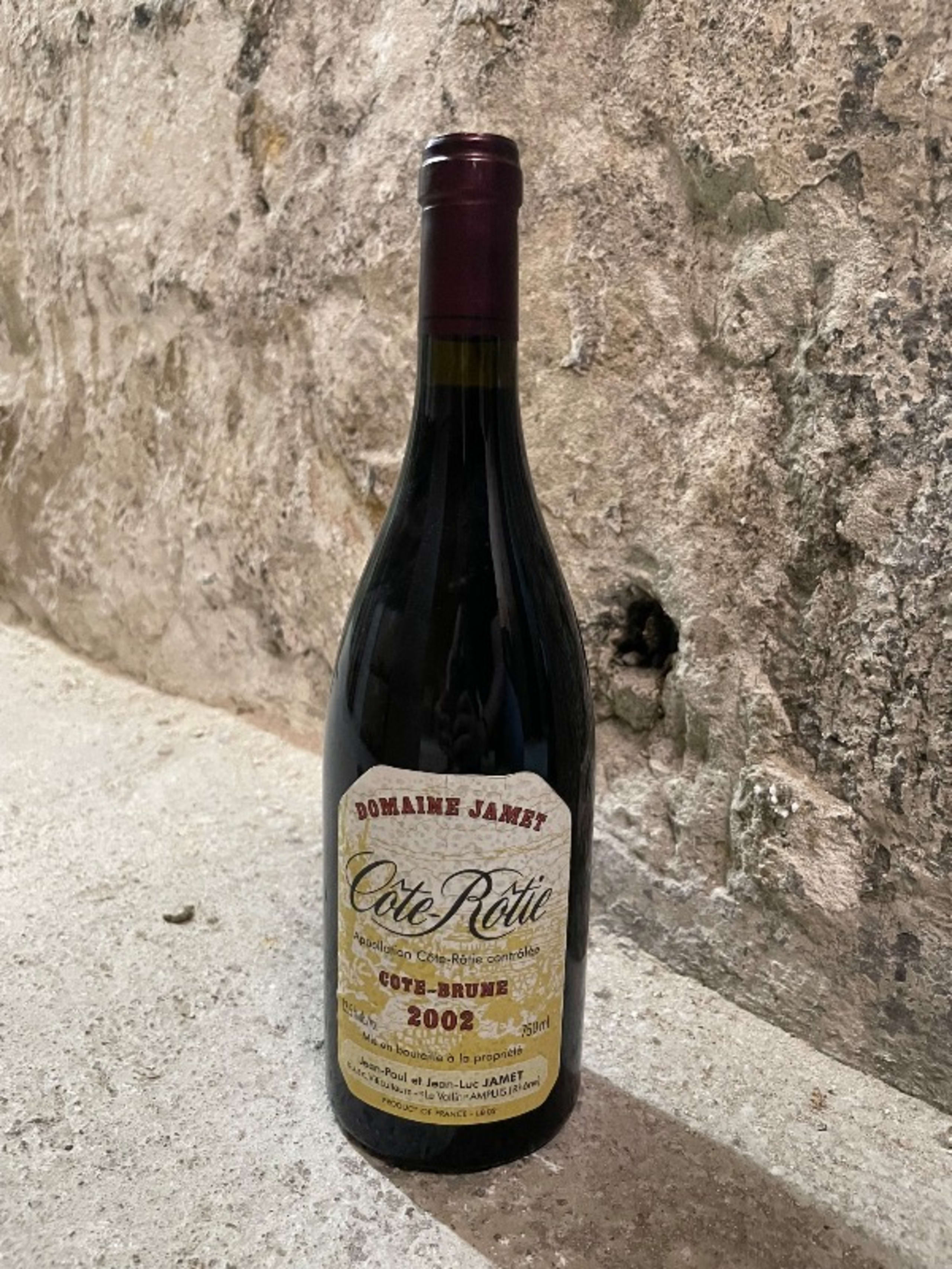 Côte-Rôtie, côte Brune, domaine Jamet, 2002