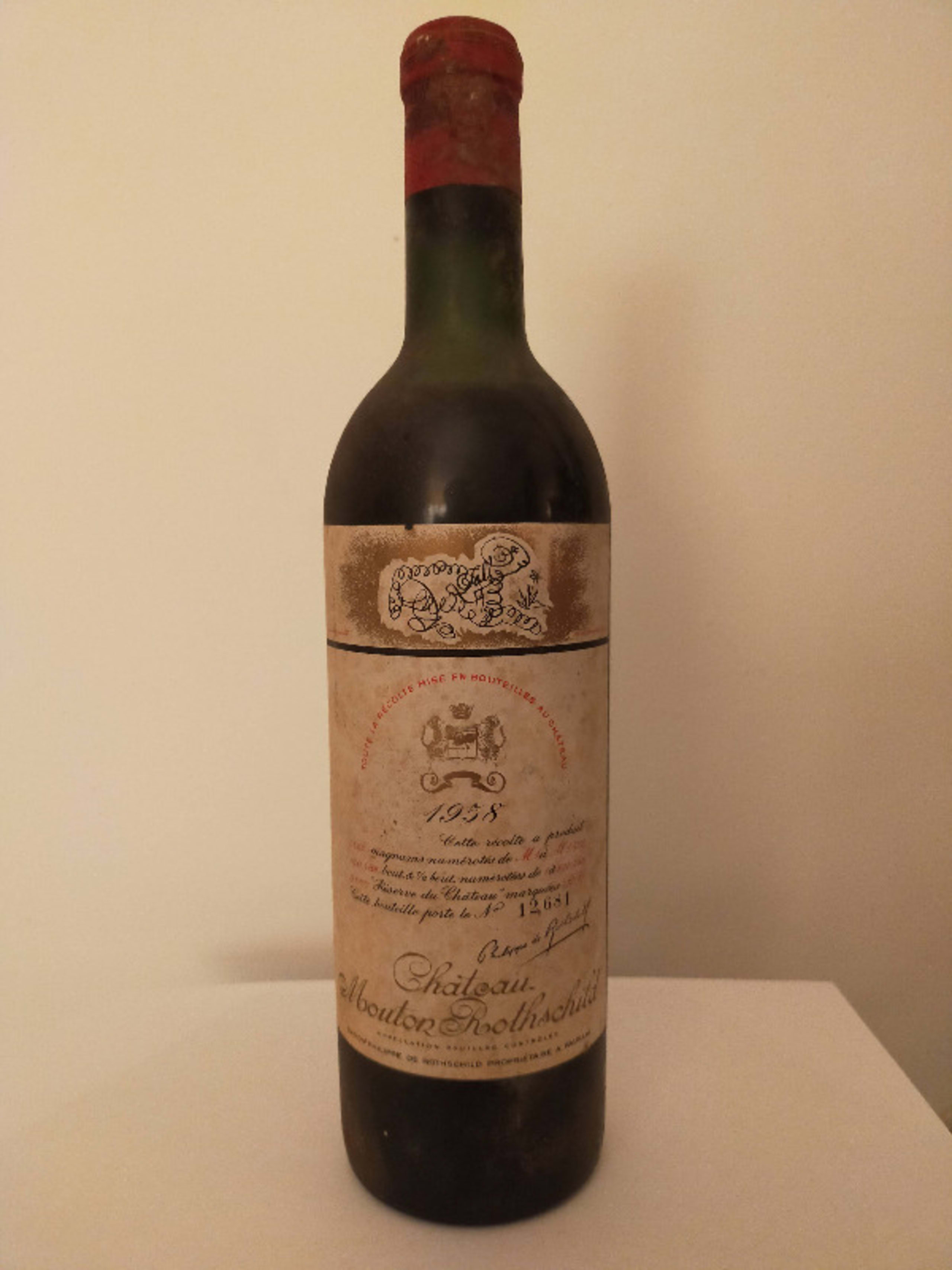 Château Mouton Rothschild, Pauillac, 1958
