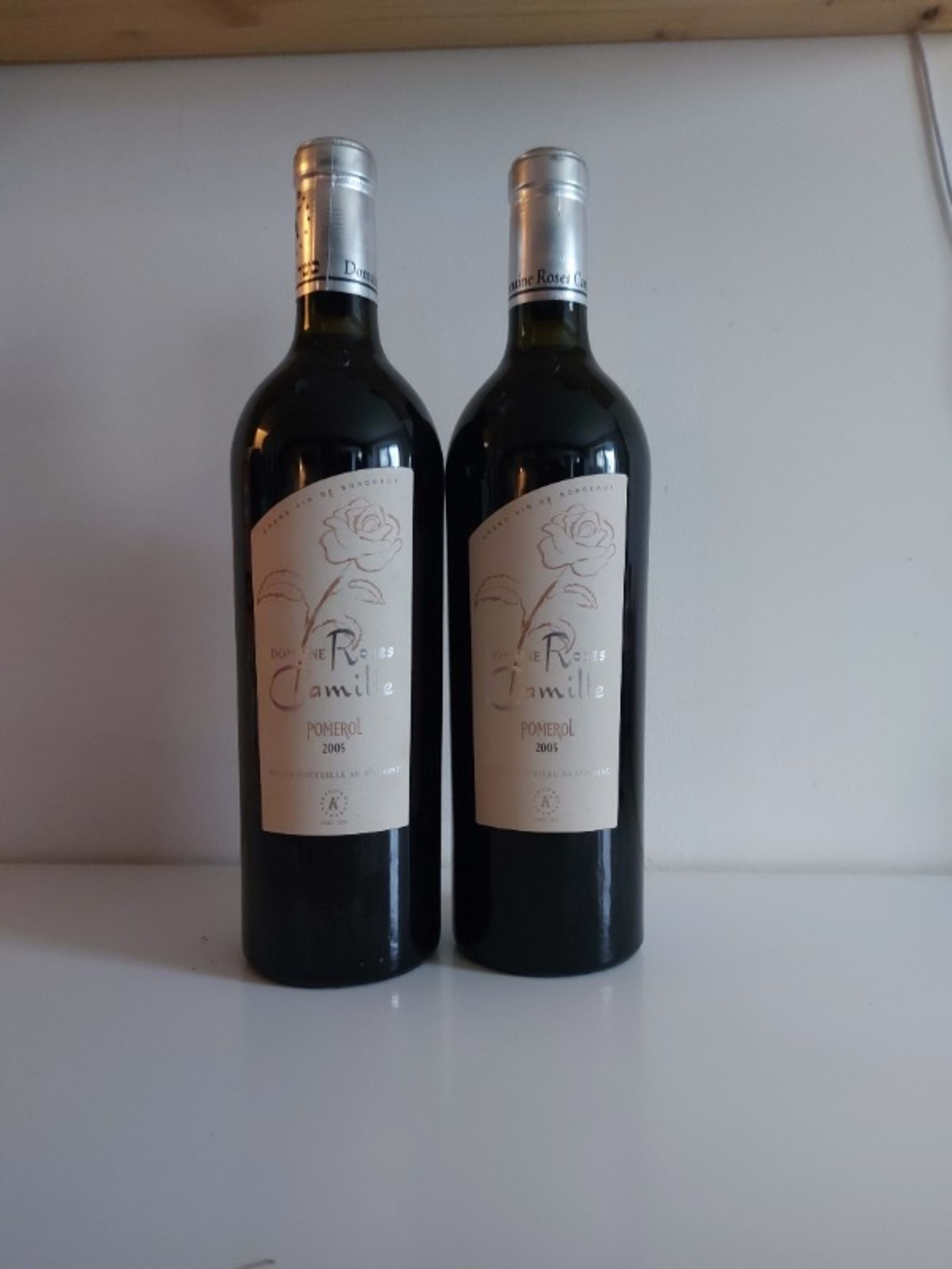 2 x Domaine Roses Camille, Pomerol, 2005