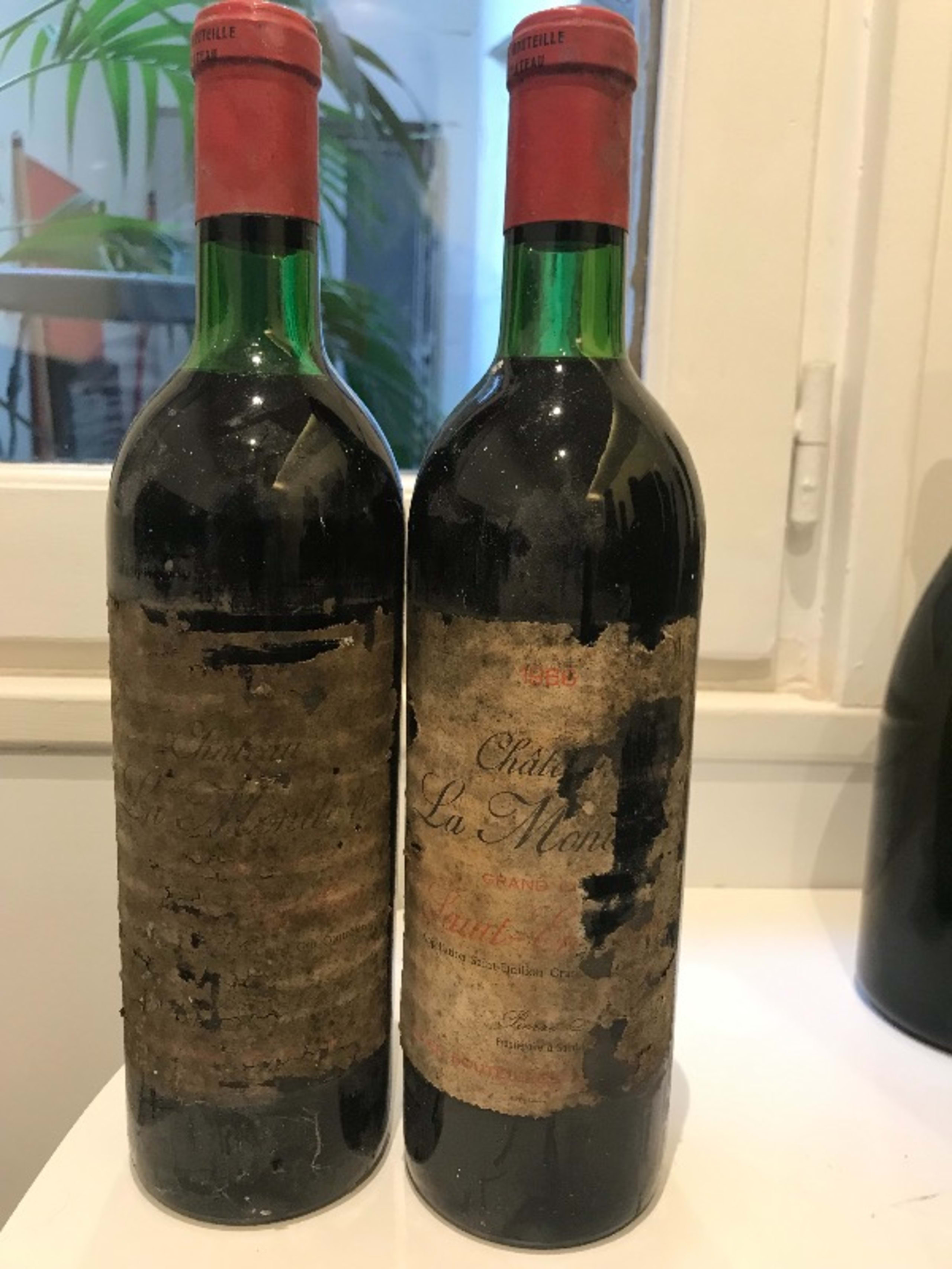 2 x Chateau la Mondotte, Saint-Émilion, 1966
