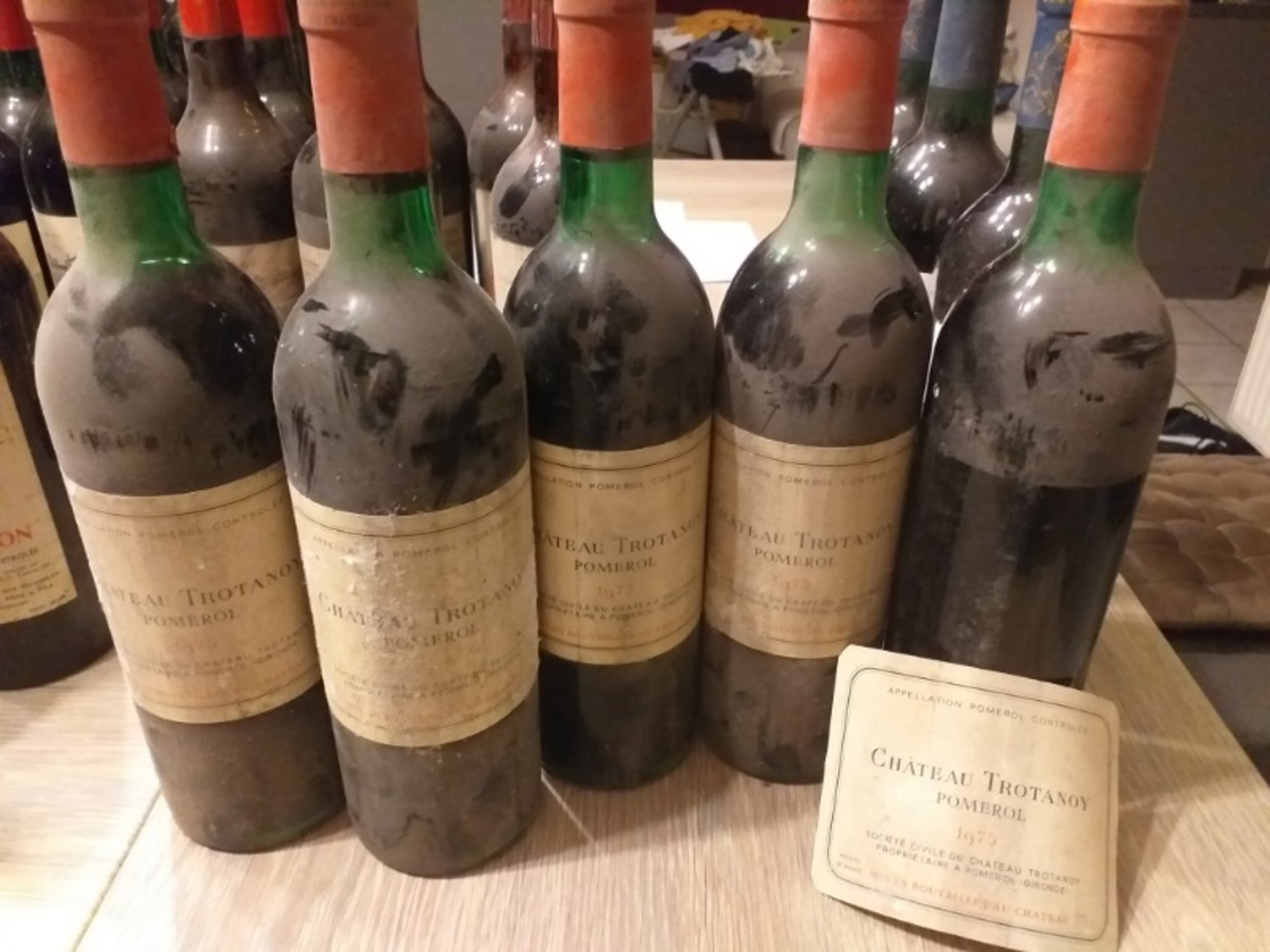 5 x Chateau trotanoy, Pomerol, 1975