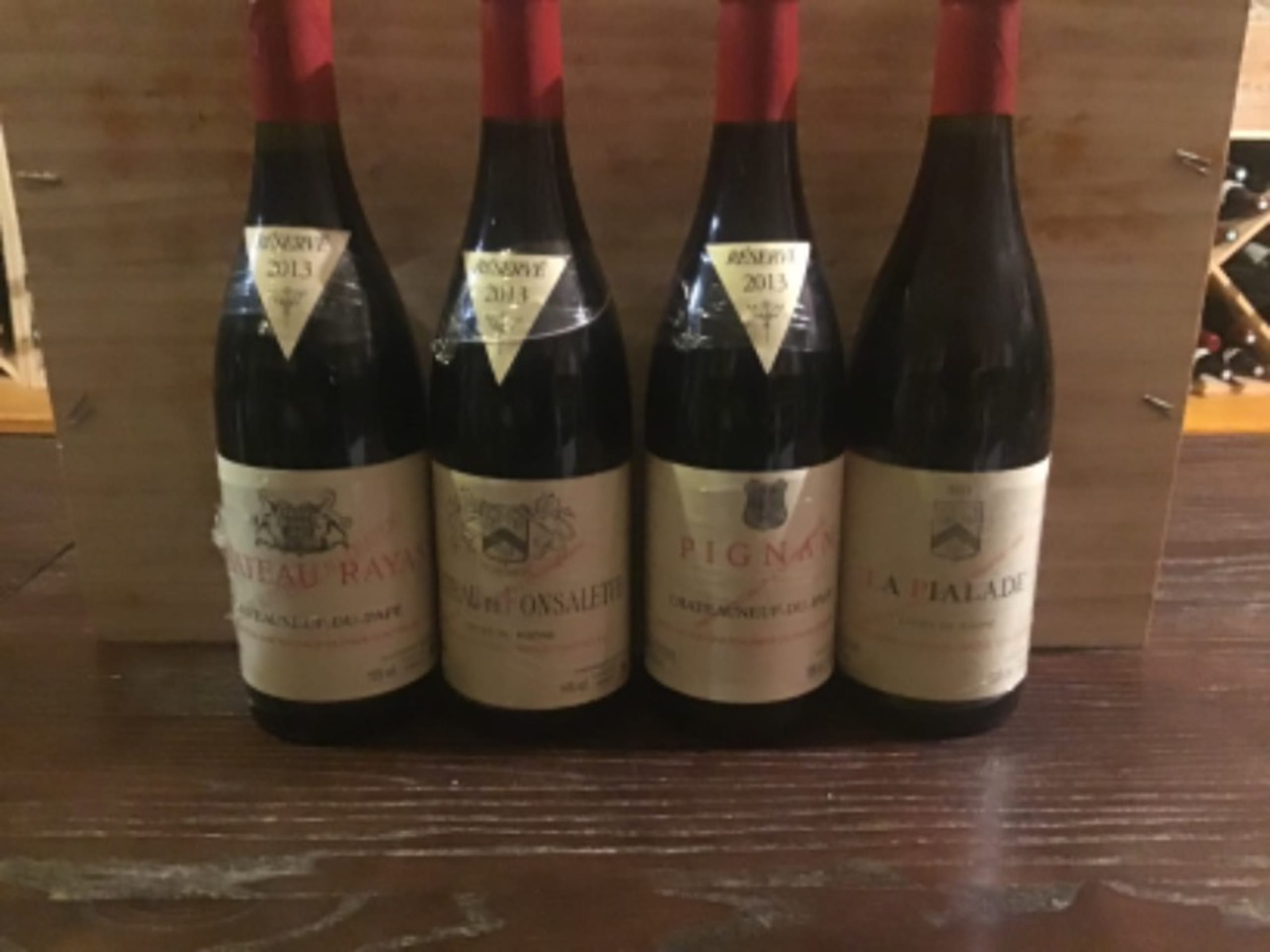 1 x Rayas, 1 x Fonsalette, 1 x Pignan, 1 x Pialade 2013