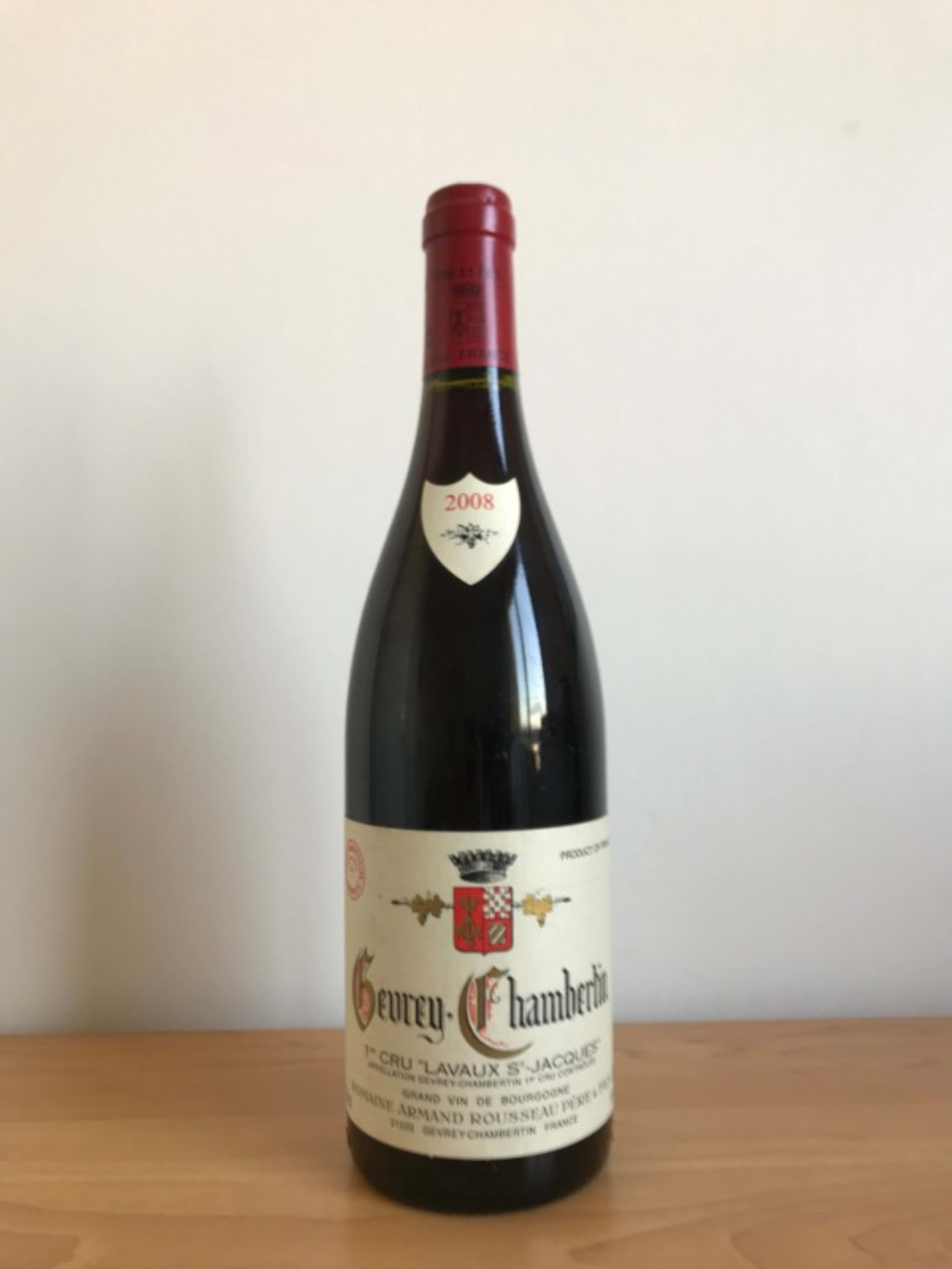 Gevrey-Chambertin, 1er Cru Lavaux Saint Jacques, Armand ROUSSEAU, 2008