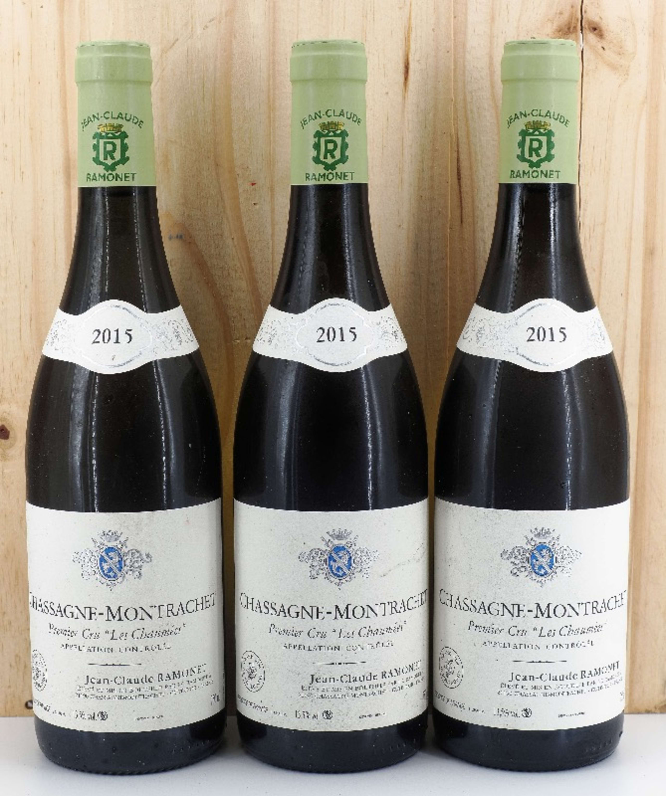 3 x Chassagne-Montrachet, 1er Cru - Les Chaumées, Domaine JC Ramonet, 2015