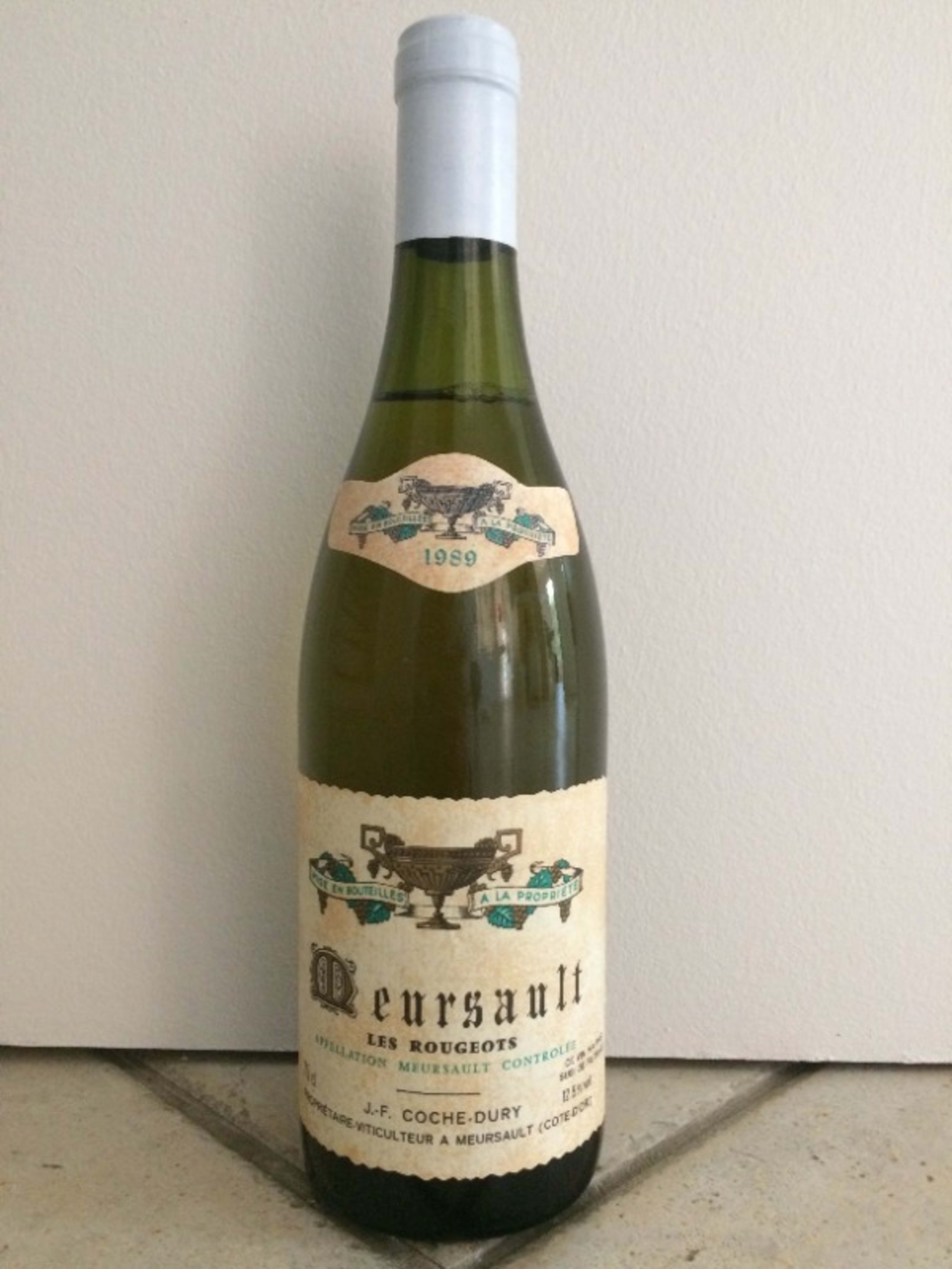 Meursault, Les Rougeots, Coche-Dury, 1989