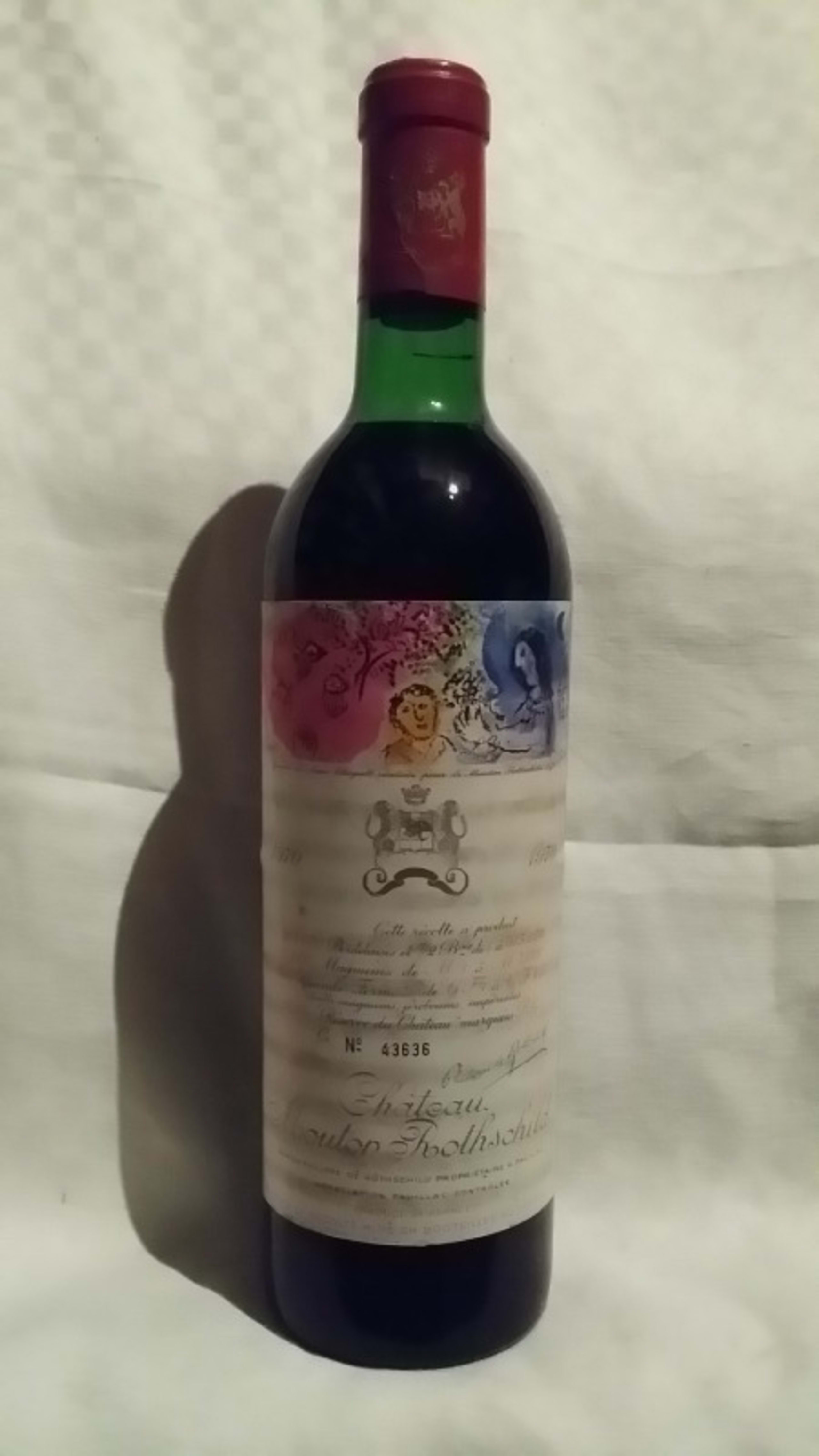château Mouton Rothschild, Pauillac, 1970