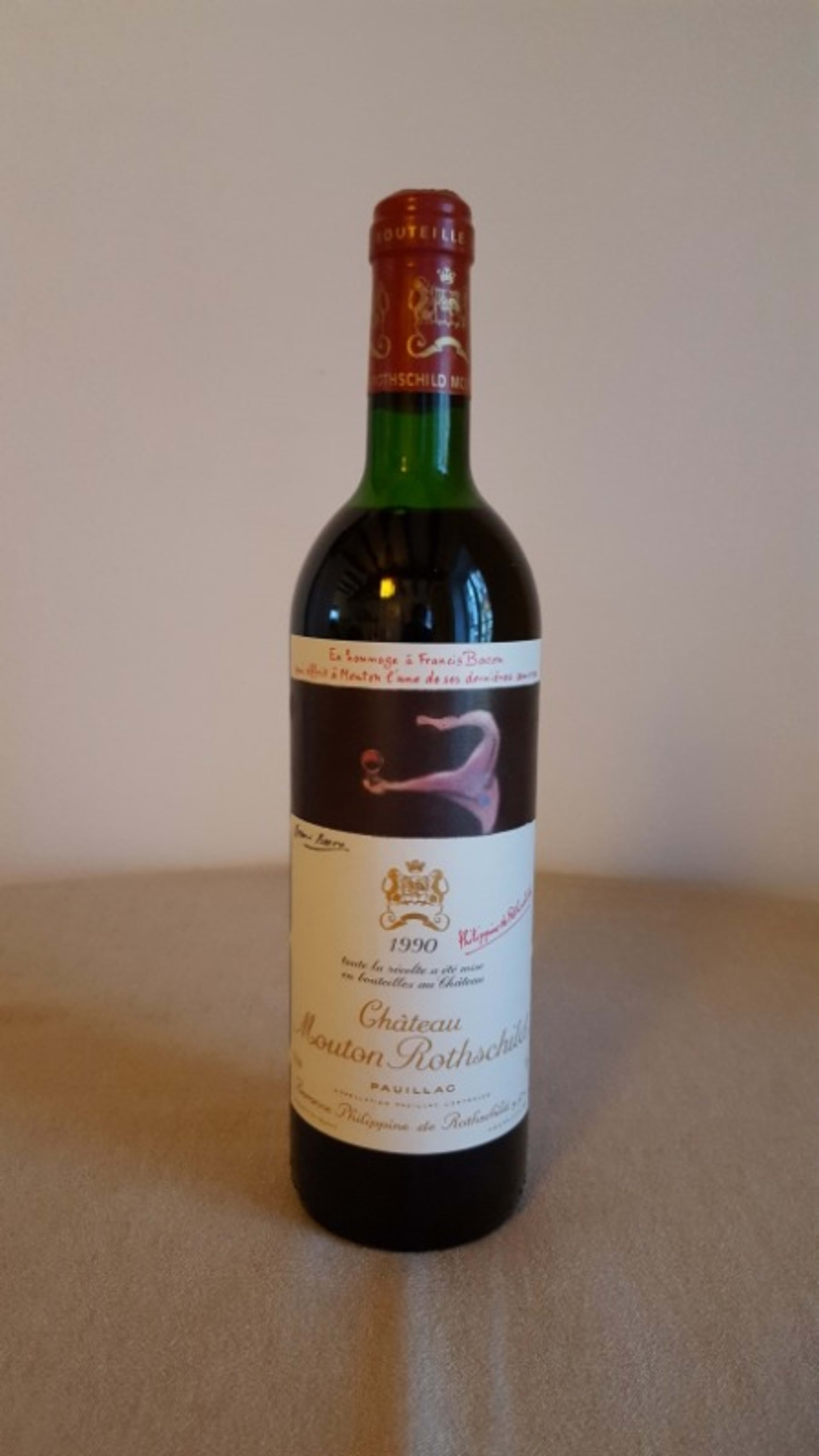 Château Mouton Rothschild, Pauillac, 1990
