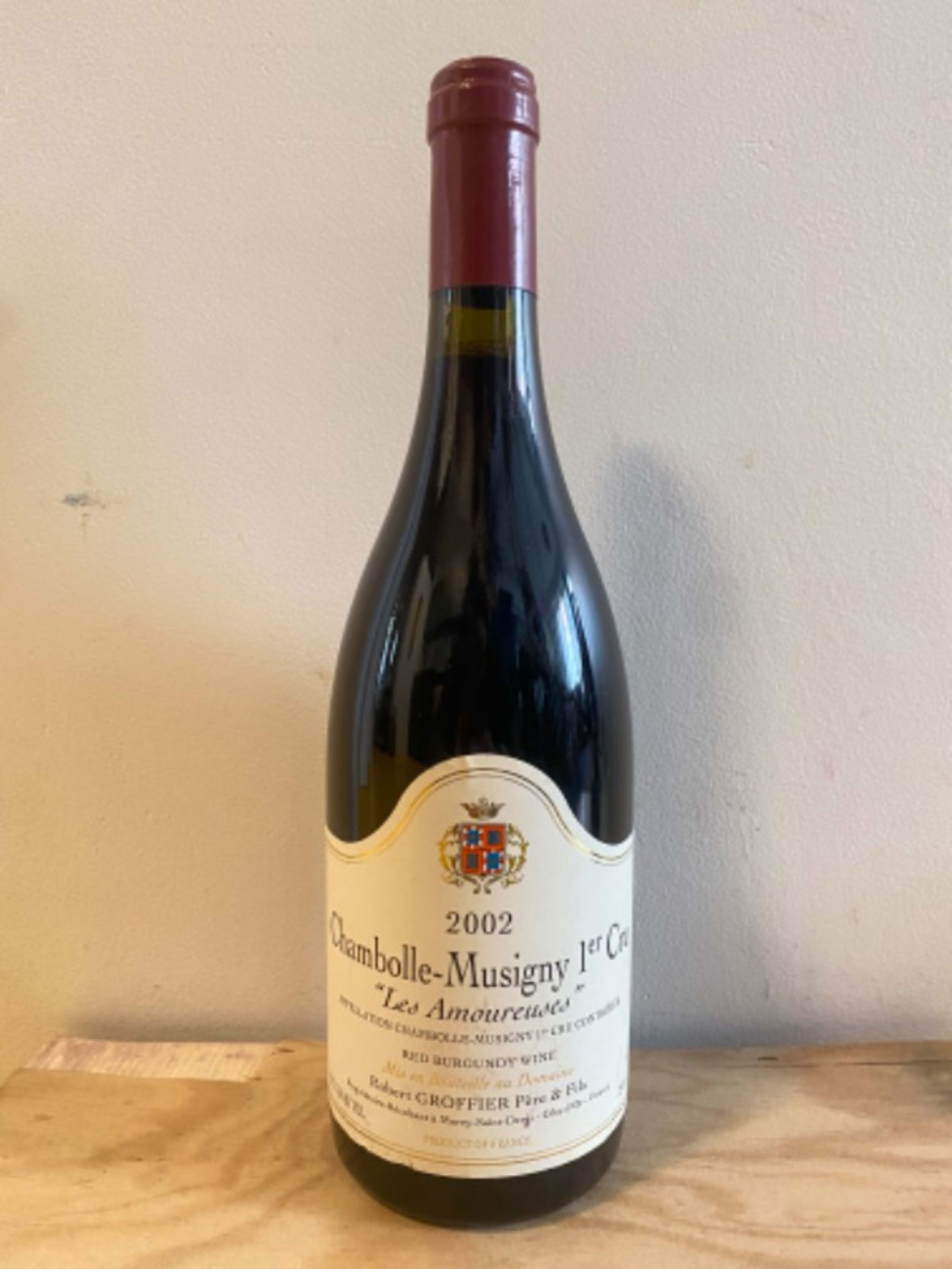 Chambolle-Musigny, 1er Cru Les Amoureuses, Robert Groffier Père et Fils, 2002