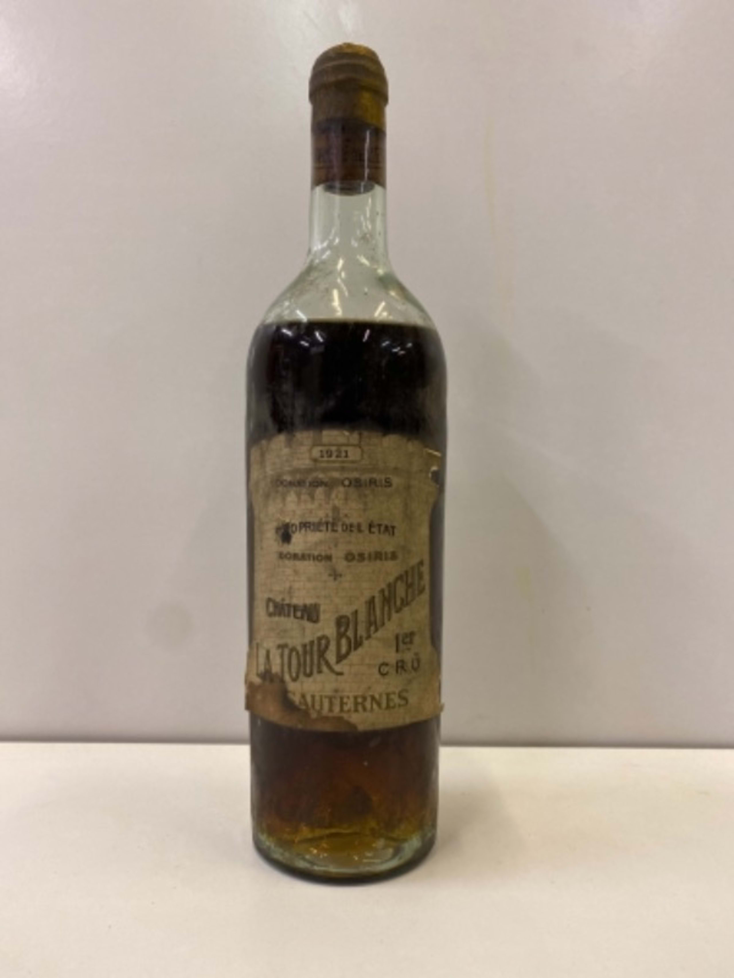 Premier cru, Château la tour blanche, Sauternes, 1921