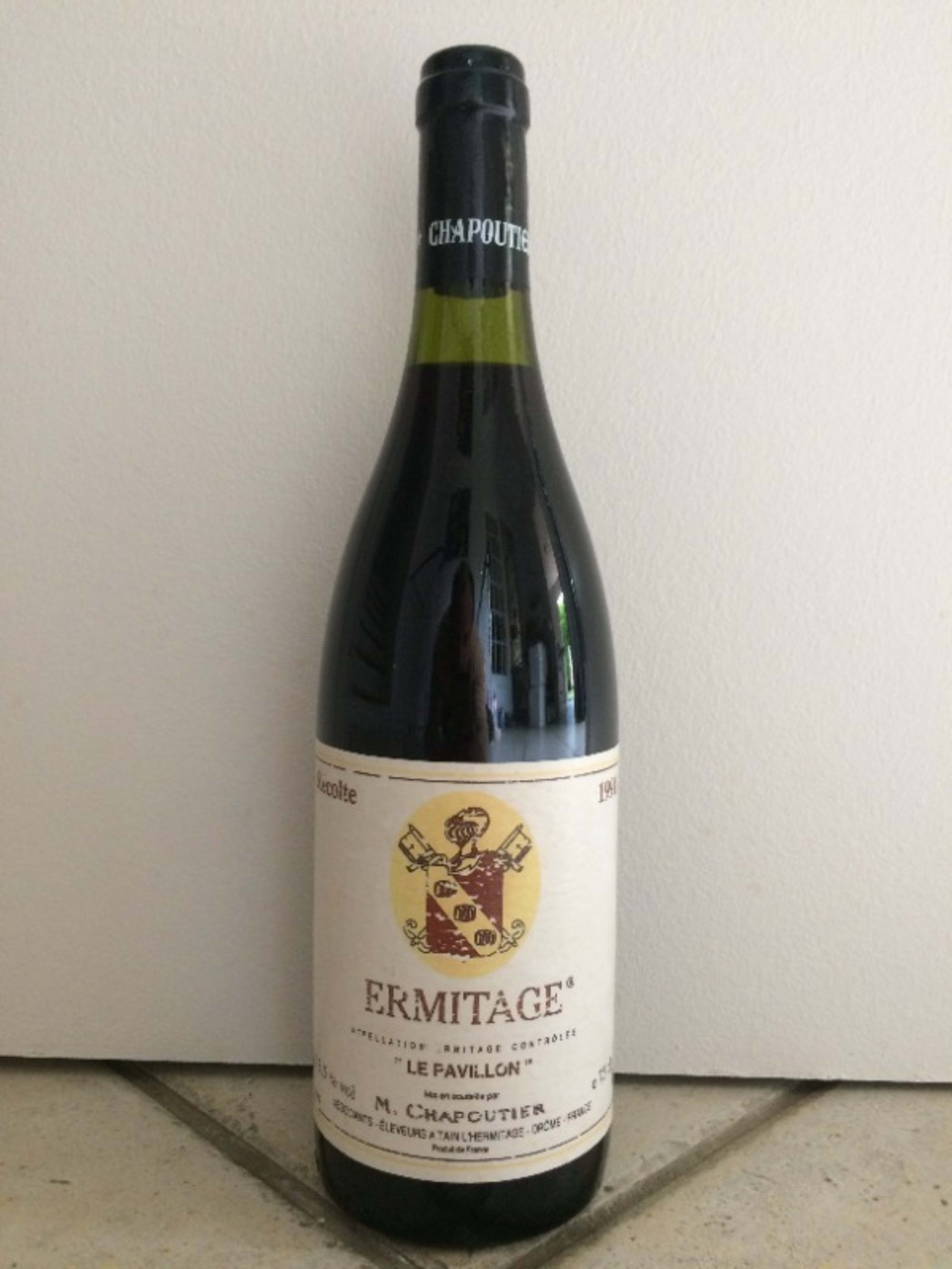 Hermitage, Le Pavillon (100 Parker), Chapoutier, 1991