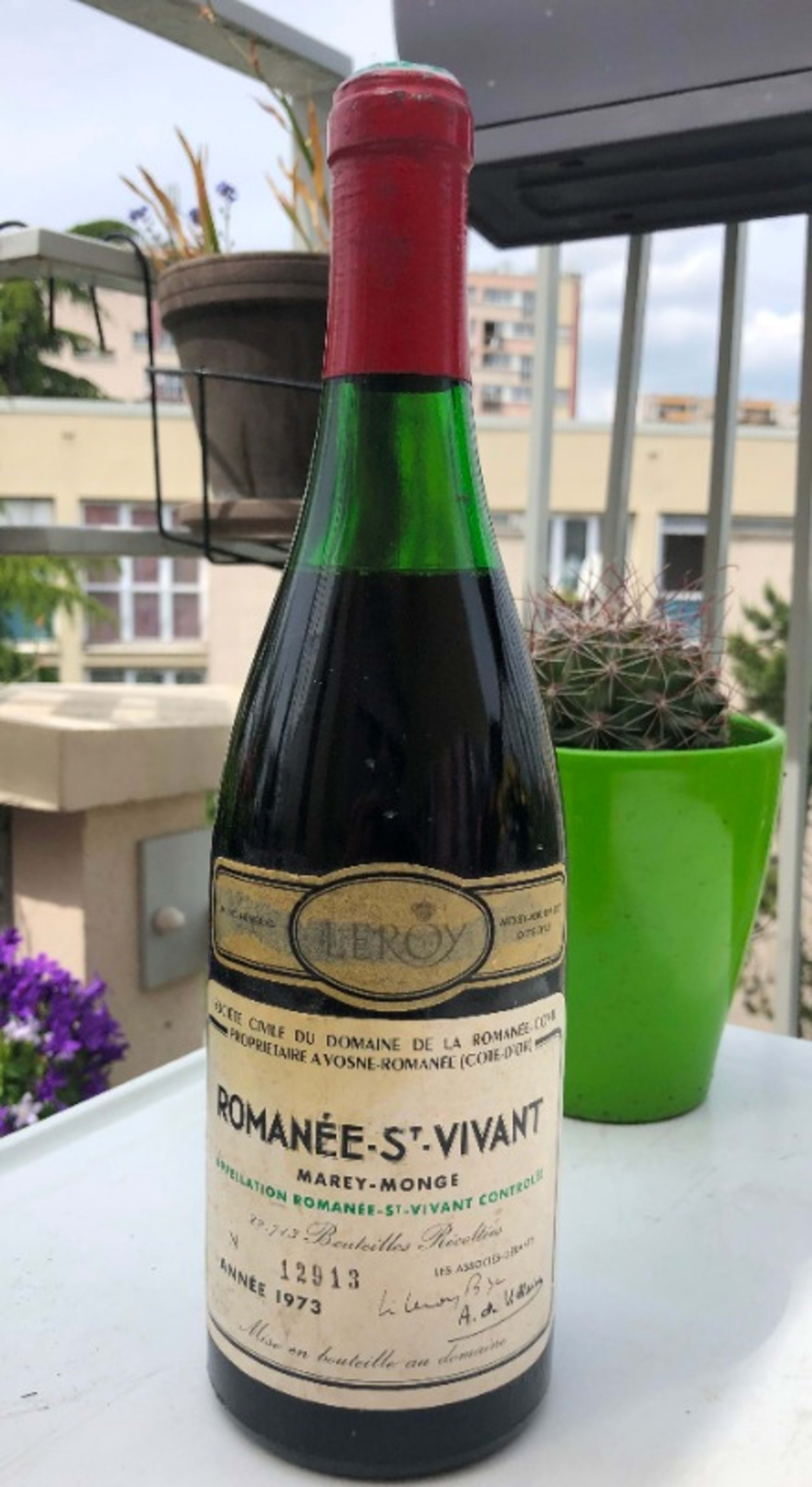 Romanée-Saint-Vivant, Domaine de la Romanée Conti (Leroy), 1973