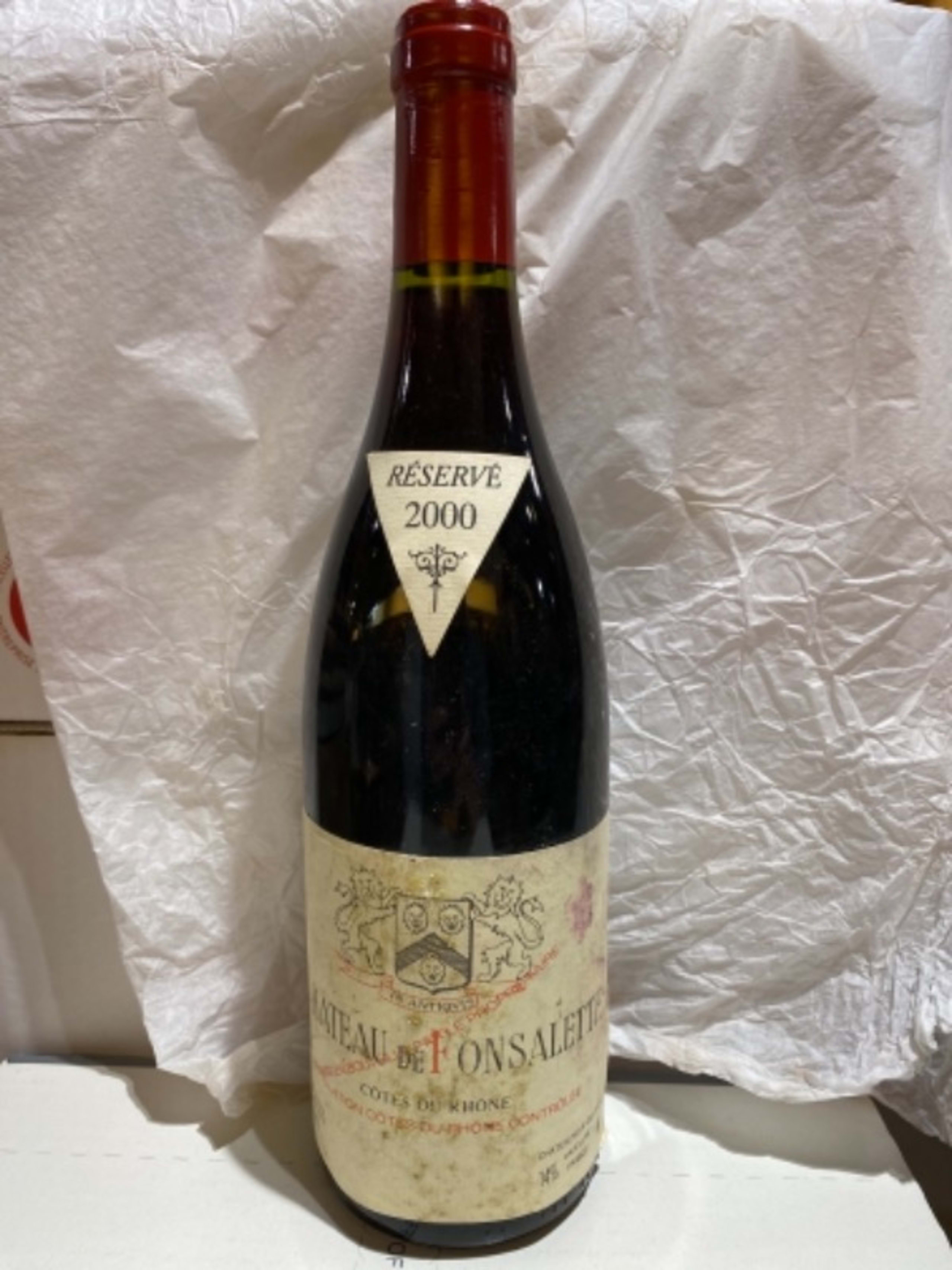 Côtes-du-Rhône, Fonsalette, Chateau rayas, 2000