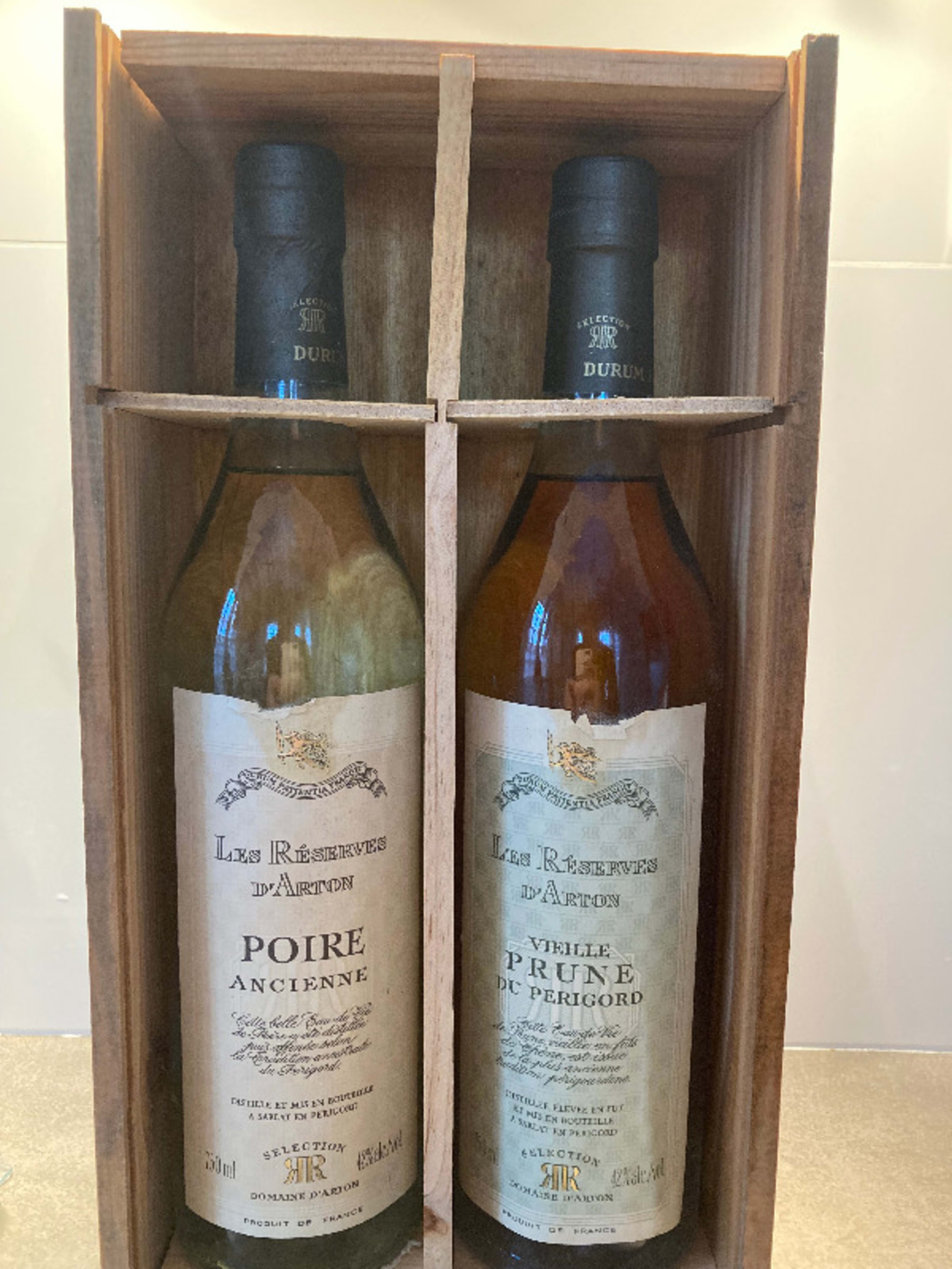 2 x Perigord - les reserves d Arton, Eaux de vie Poire et Prune