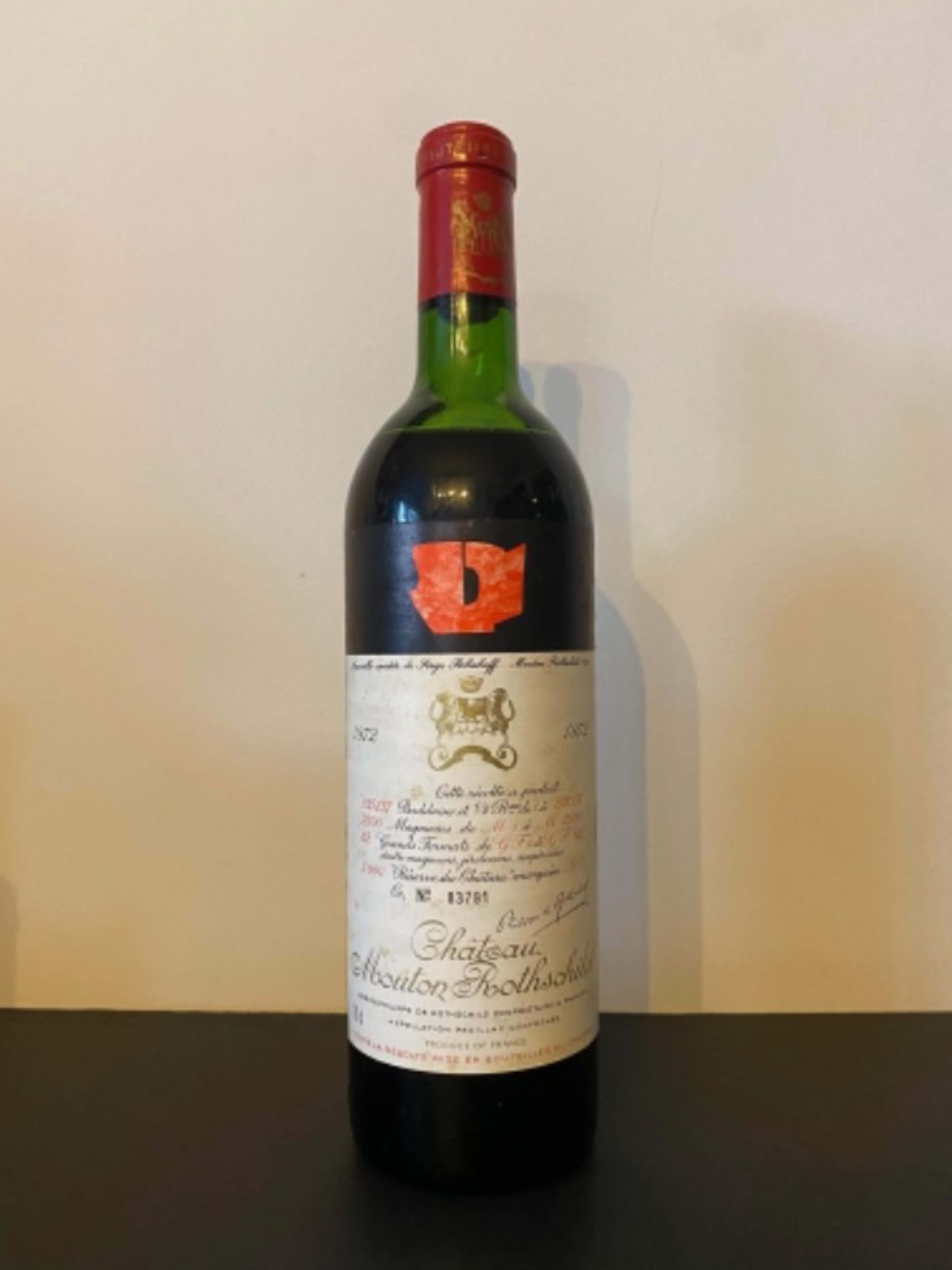 Château Mouton Rothschild, Pauillac, 1972