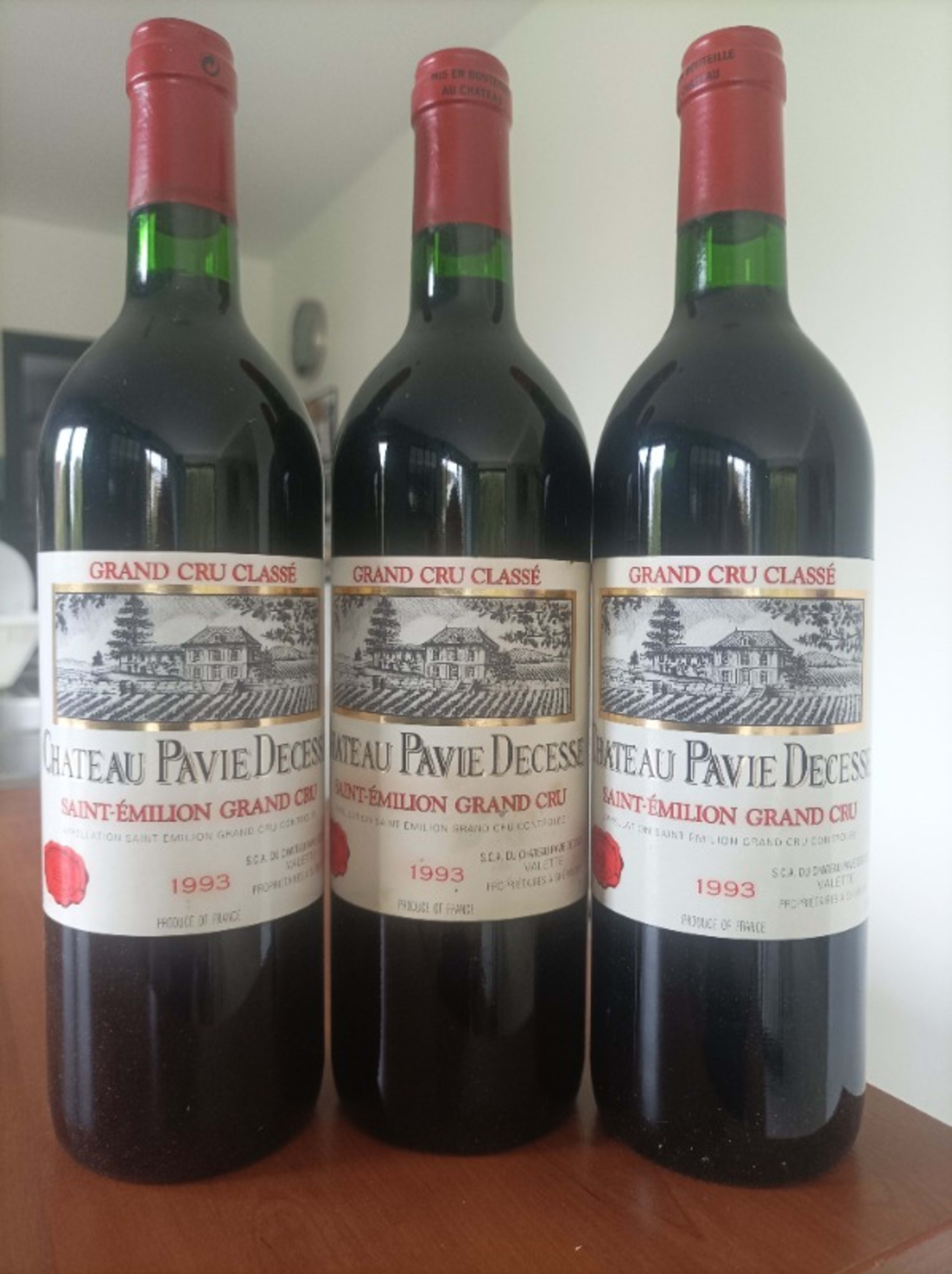 3 x Château Pavie Decesse, Saint-Émilion Grand Cru, 1993