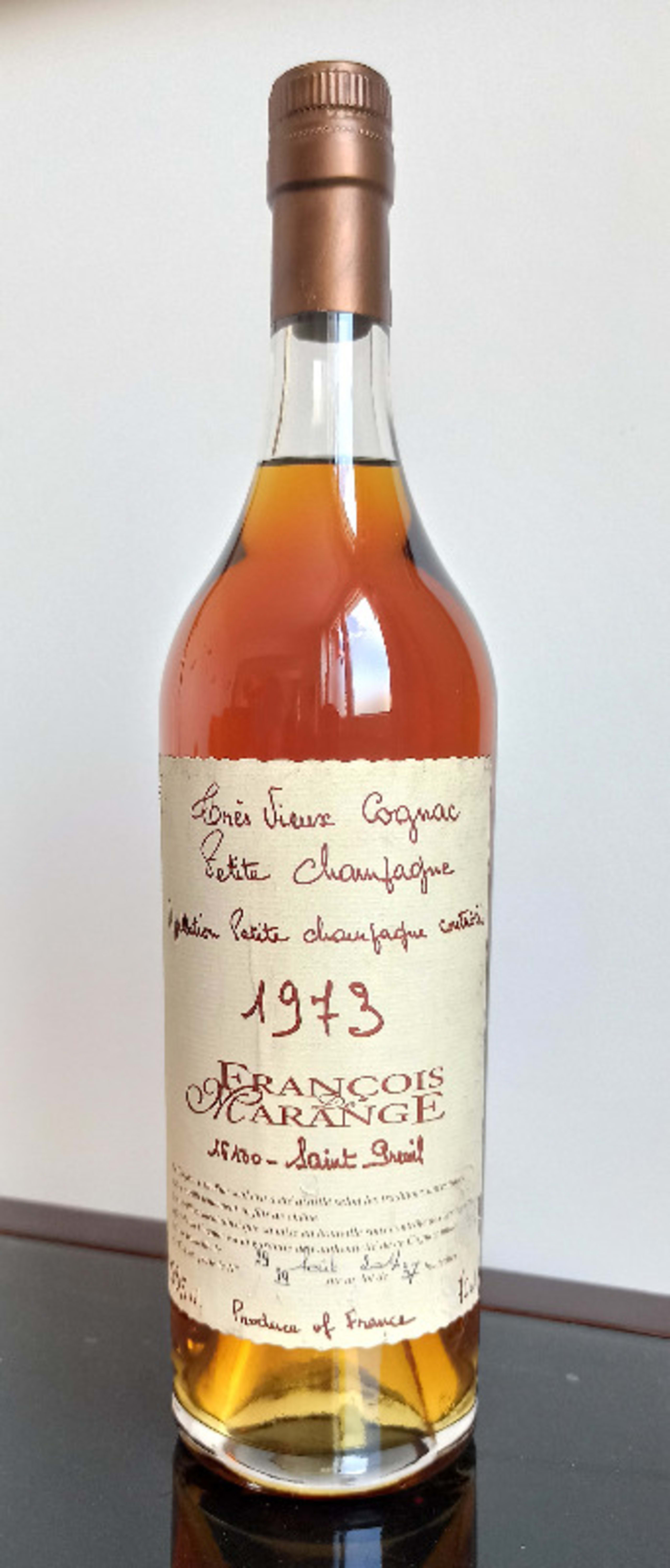 Très vieux Cognac, François de Marange, Cognac, 1973