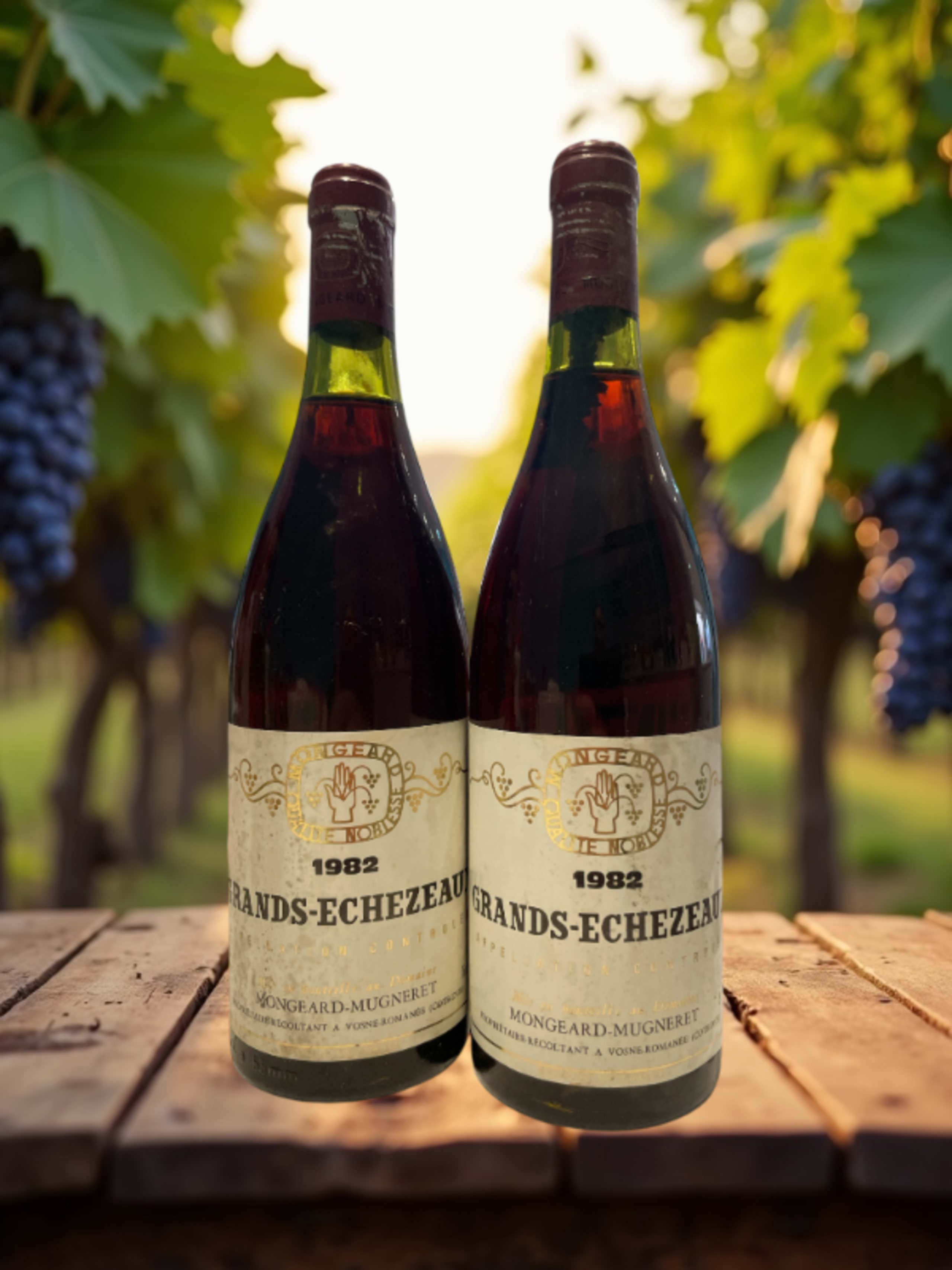 2 x Grands-Echézeaux, Domaine Mongeard Mugneret, 1982