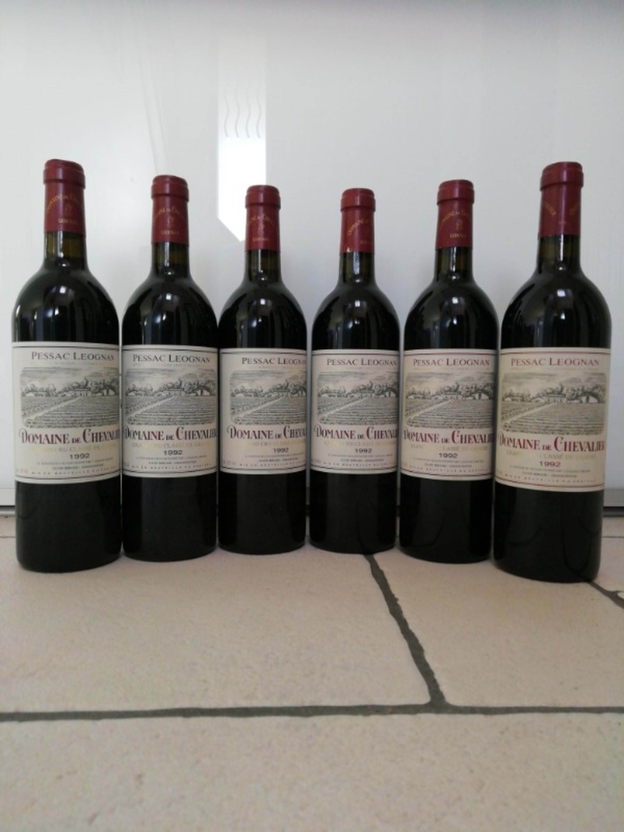 6 x Domaine de chevalier, Pessac-Léognan, 1992