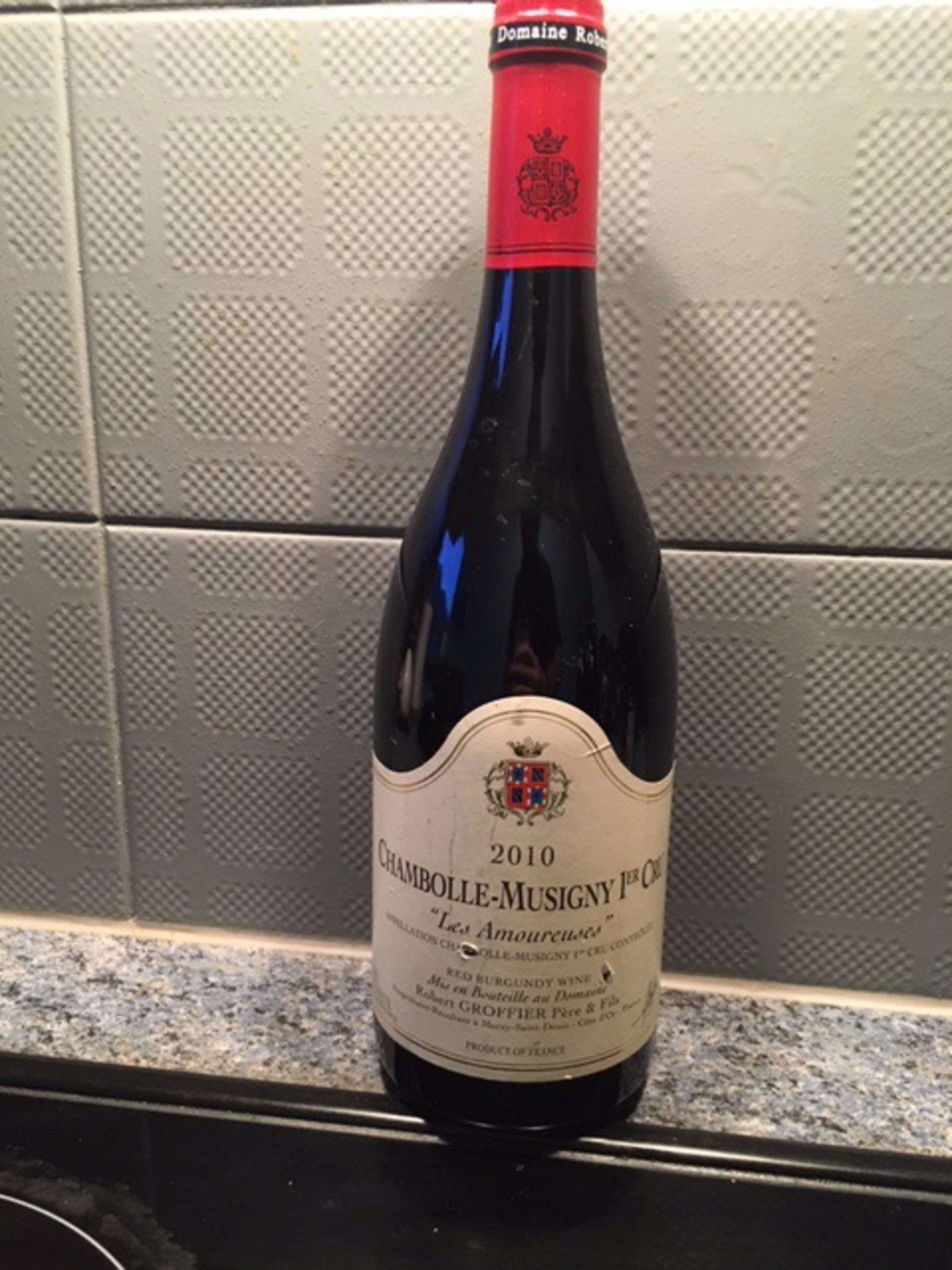 Chambolle-Musigny, Les Amoureuses, Robert Groffier, 2010
