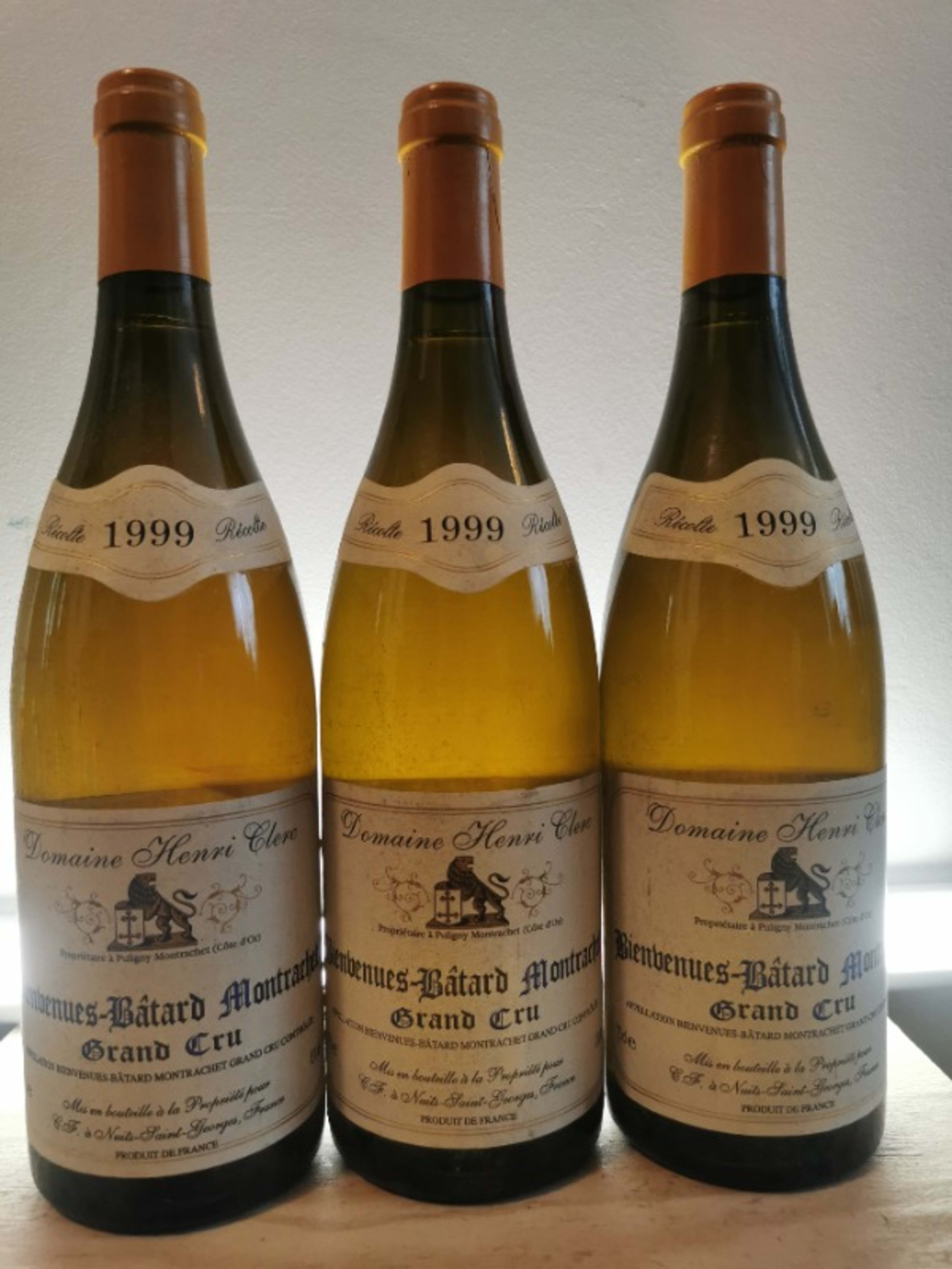6 x Bienvenues-Bâtard-Montrachet, Grand Cru, Domaine Henri Clerc, 1999