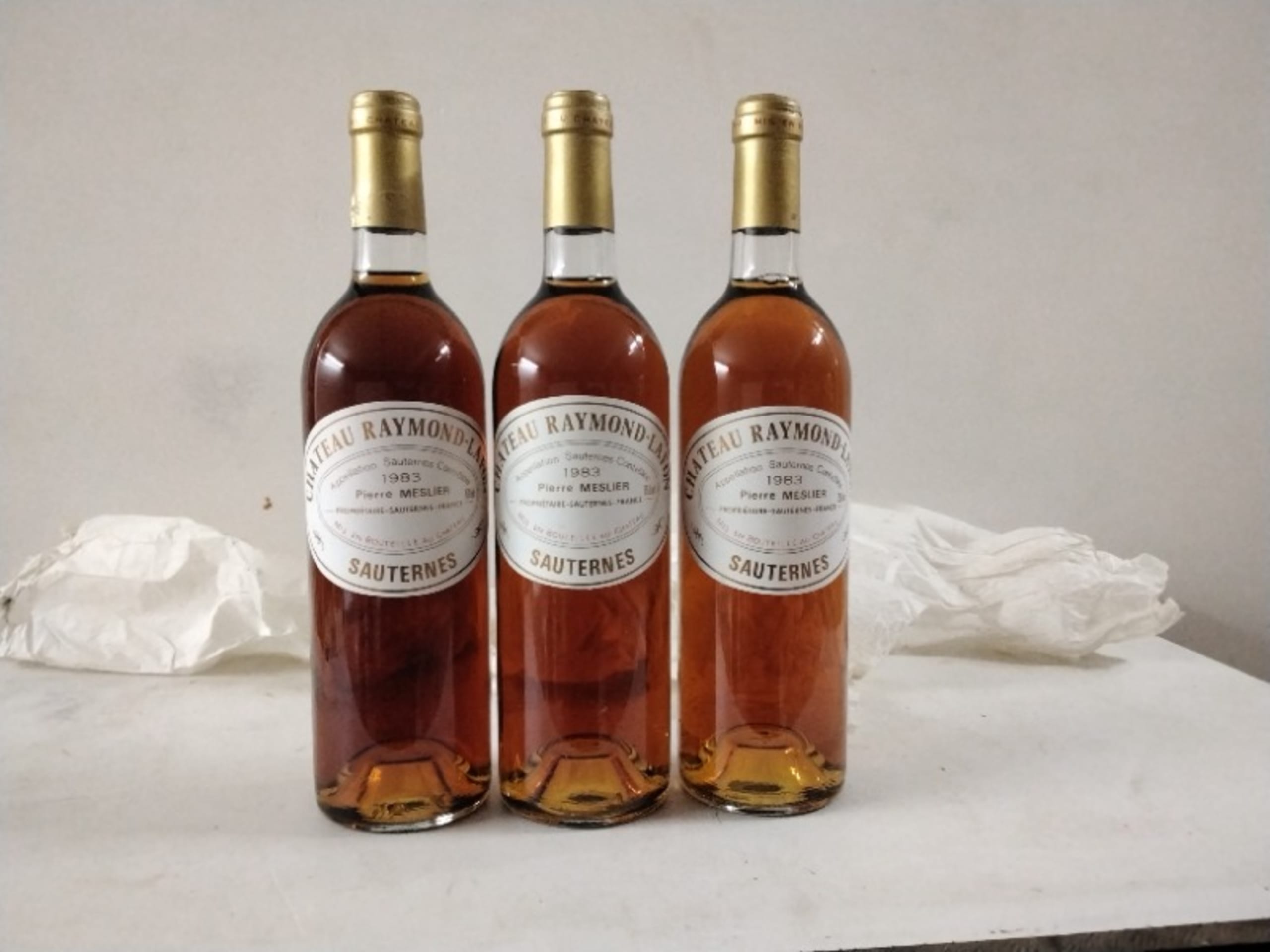 3 x Château Raymond Lafon, Sauternes, 1983