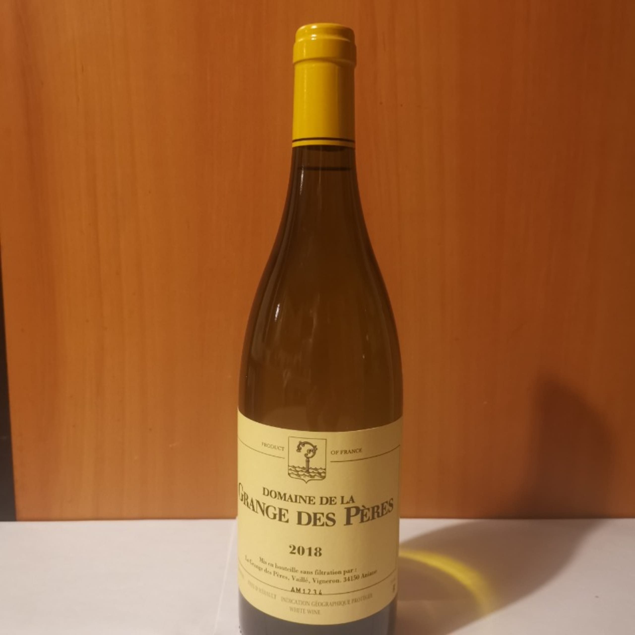 Domaine de la Grange des Pères (Bc/Wh), Vin de Pays de l'Hérault, 2018