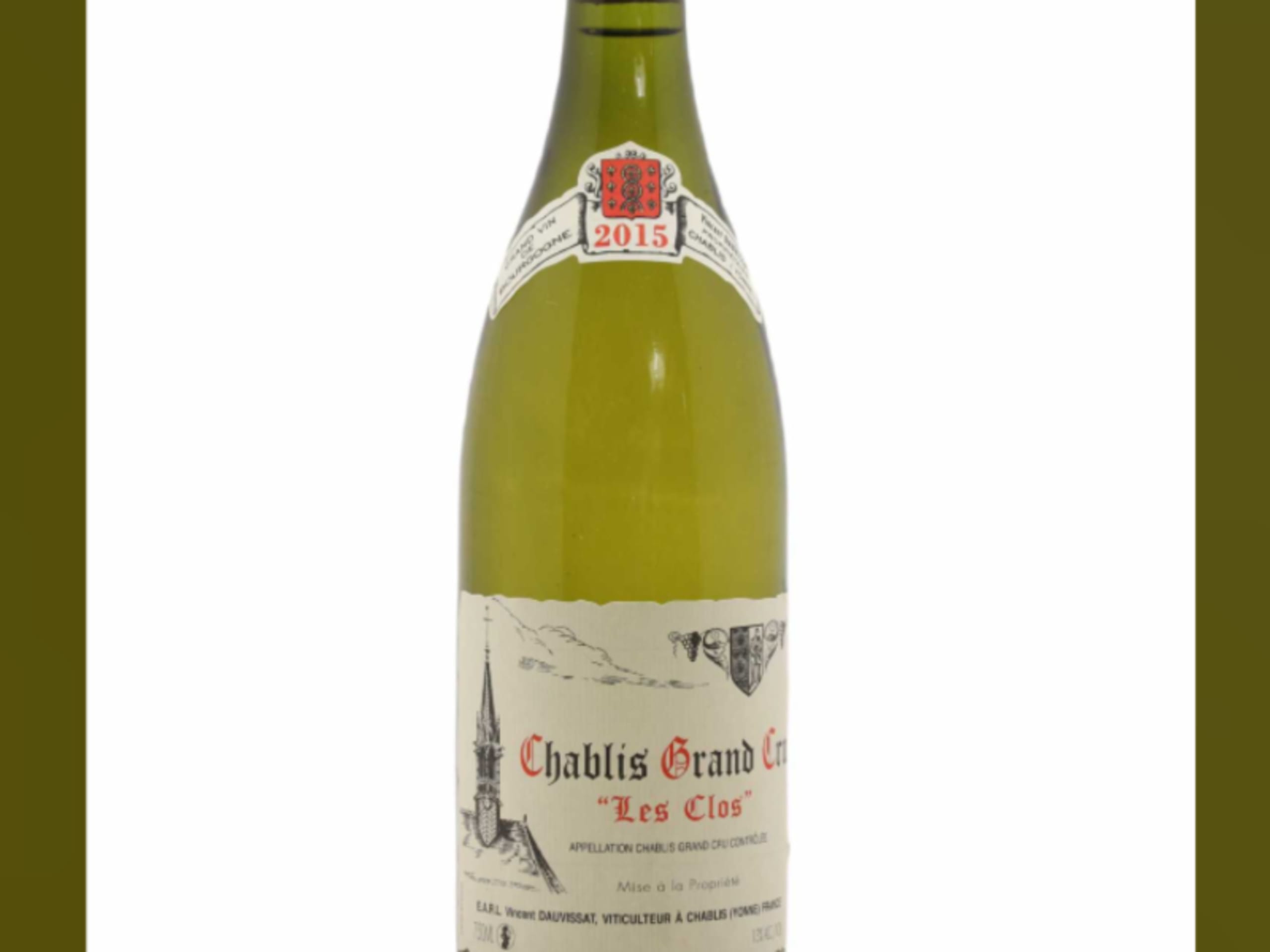 Chablis Grand Cru, Clos, Vincent DAUVISSAT, 2015