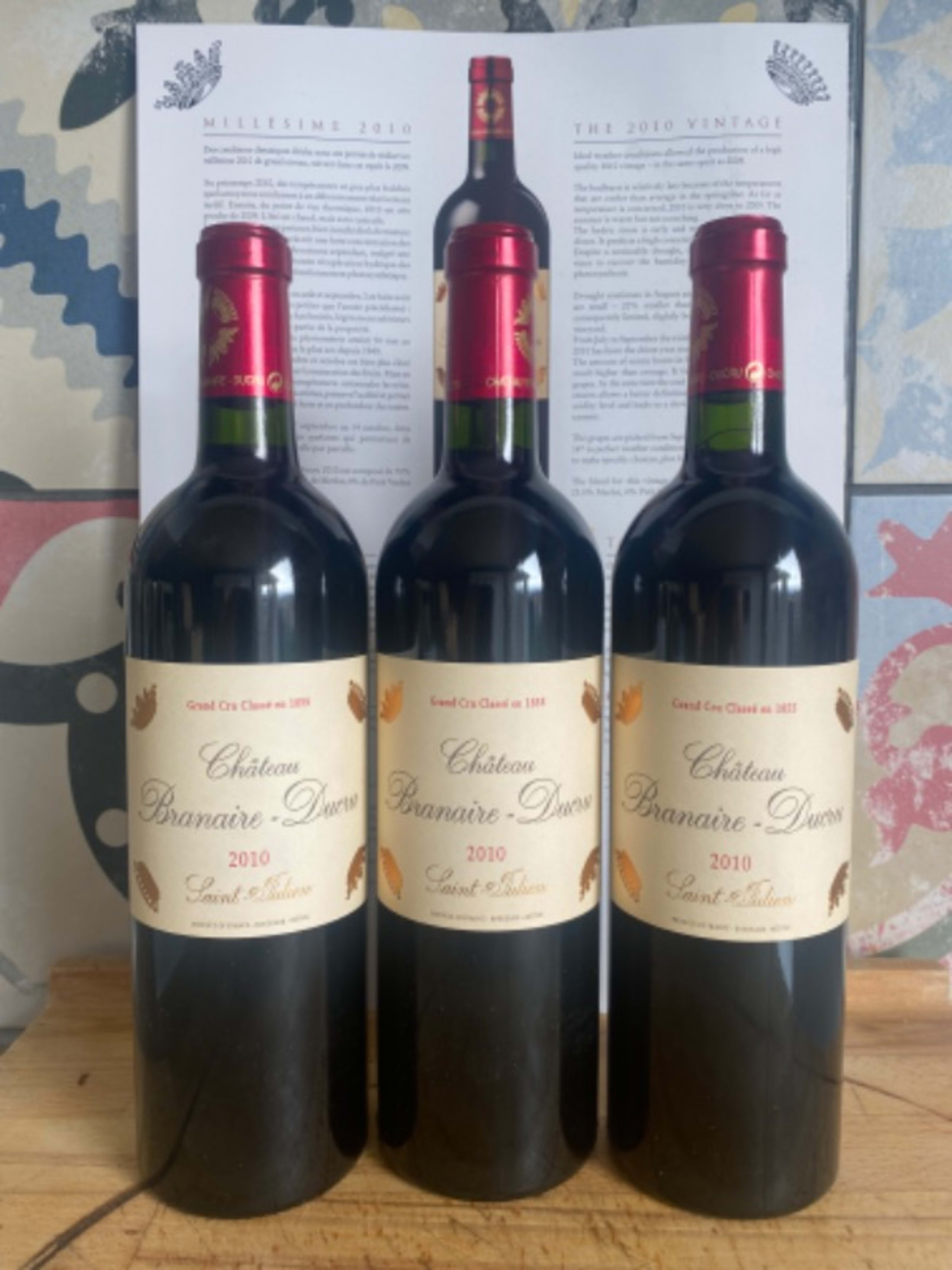3 x Château Branaire Ducru, Saint-Julien, 2010