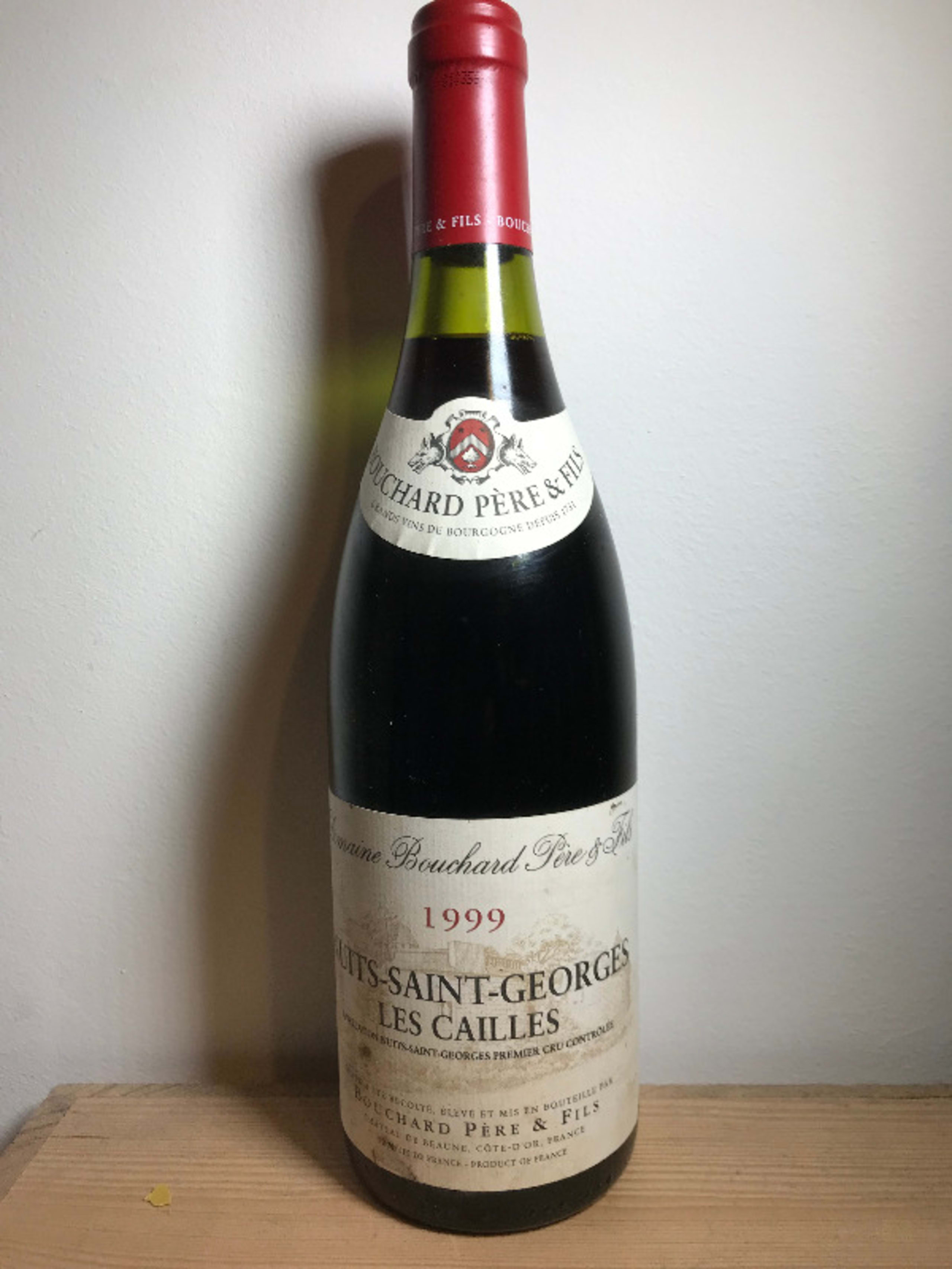 Nuits-Saint-Georges, 1er Cru Les Cailles, Bouchard Père & Fils, 1999