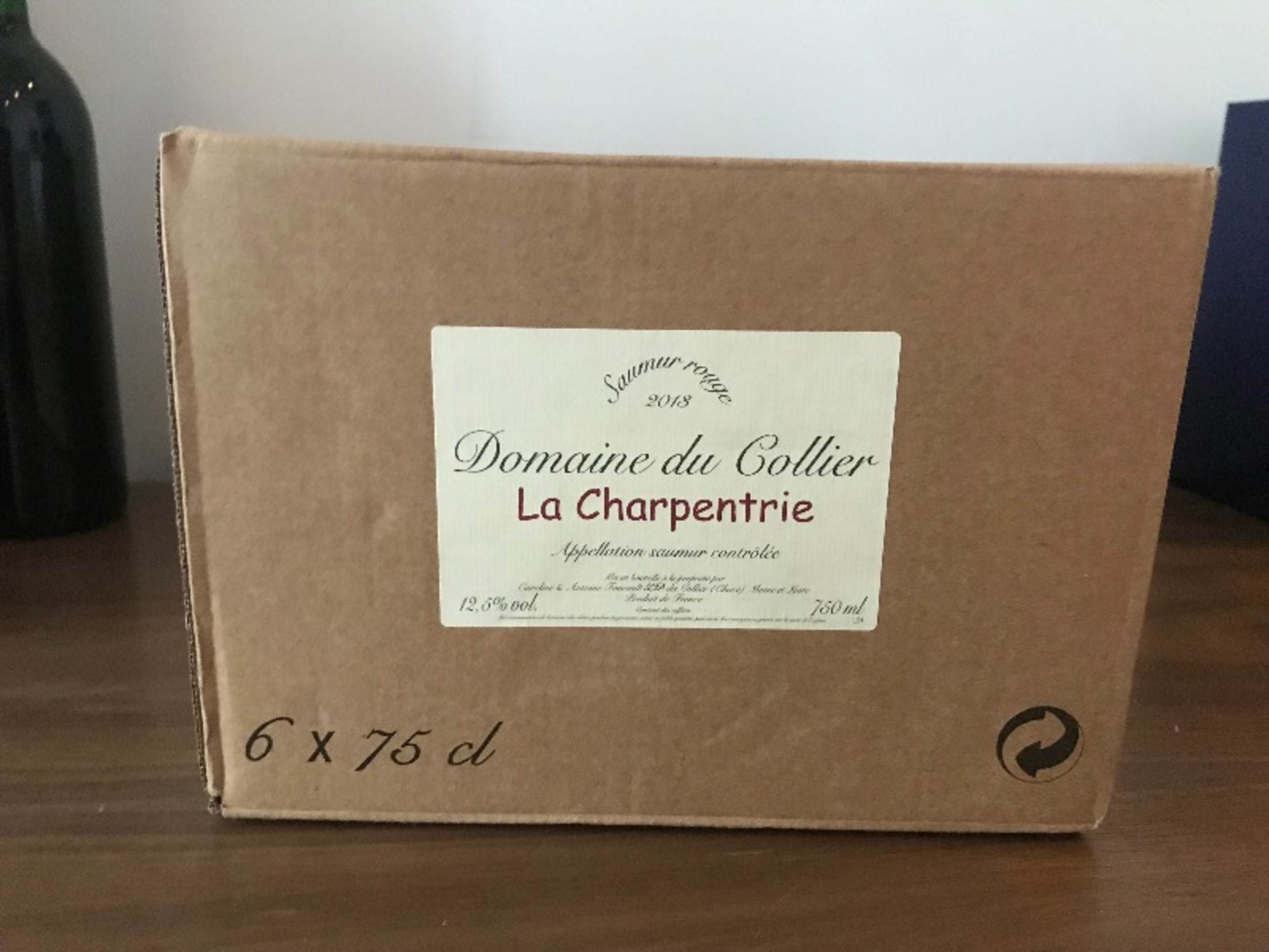 6 x La Charpentrie, Saumur Champigny, Du collier Antoine Foucault, 2013