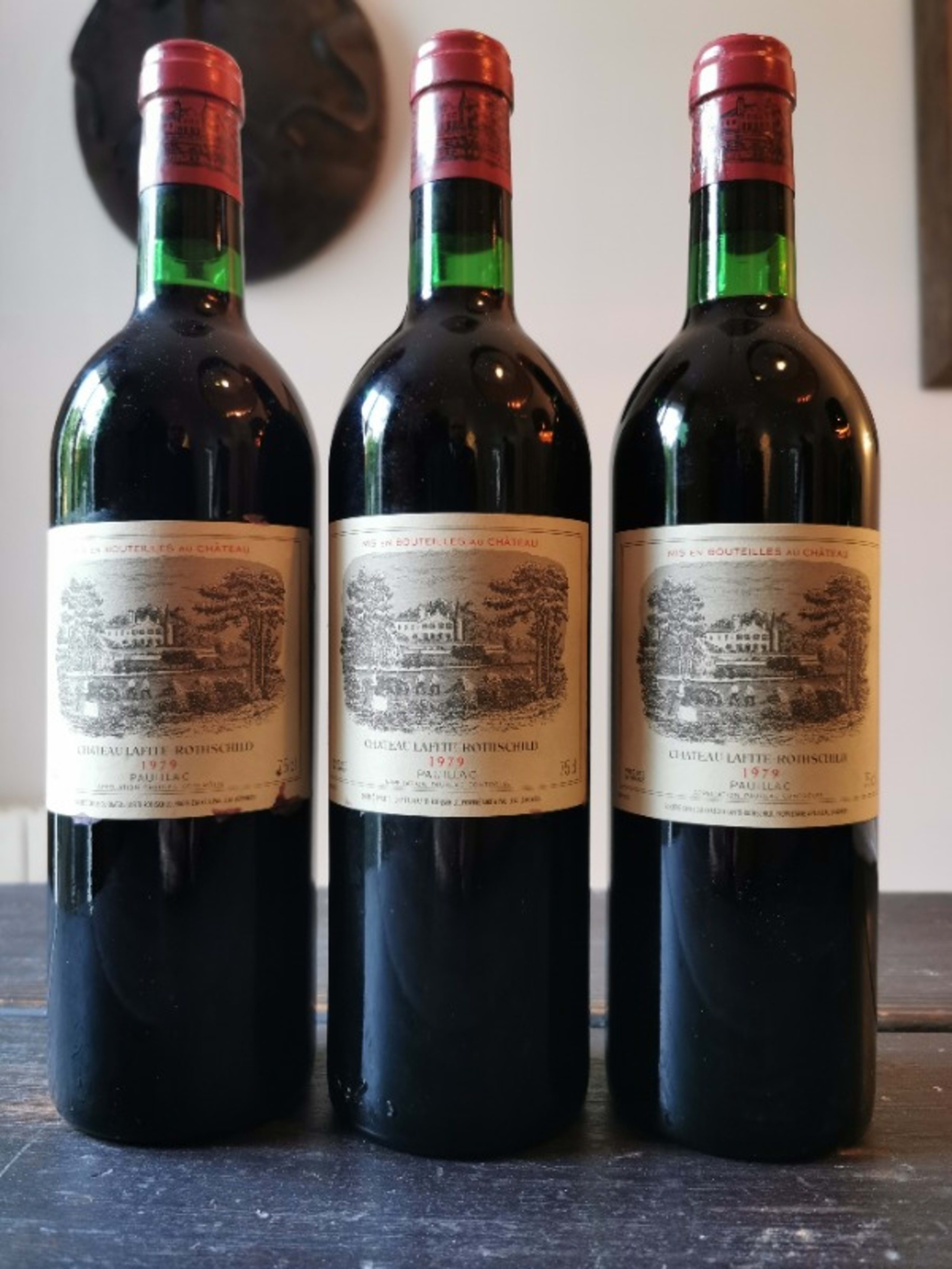 3 x Château Lafite Rothschild, Pauillac, 1979