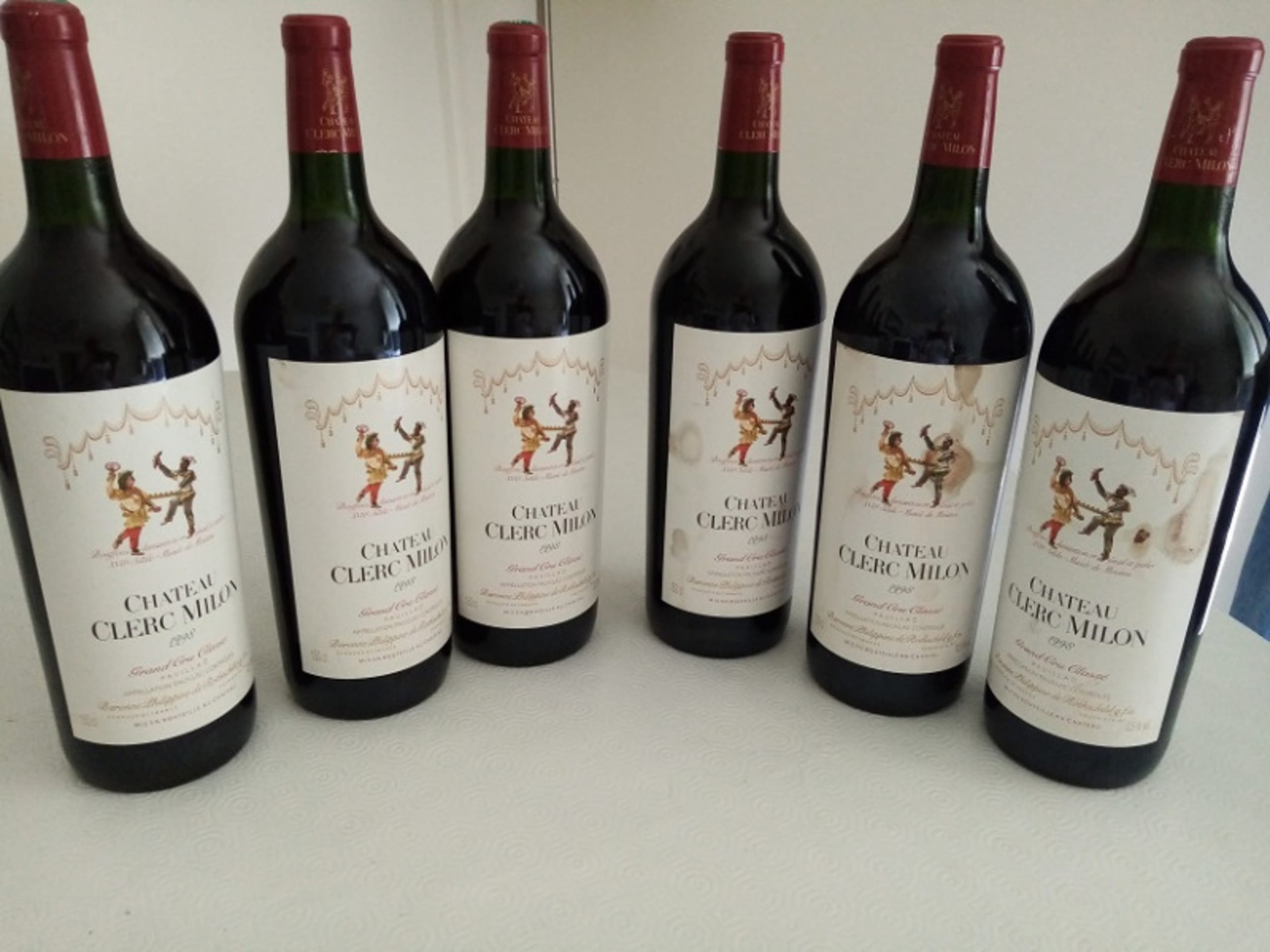 6 x Château Clerc Milon, Pauillac, 1998 (Magnum)