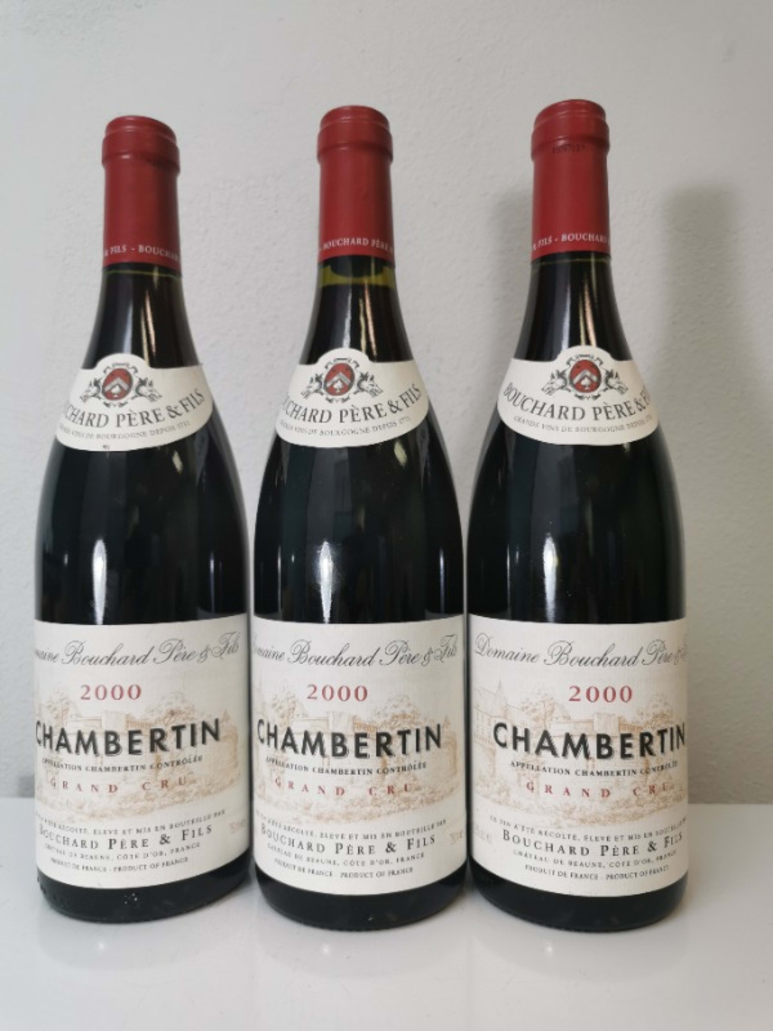 3 x Chambertin, Grand Cru, Domaine Bouchard, 2000