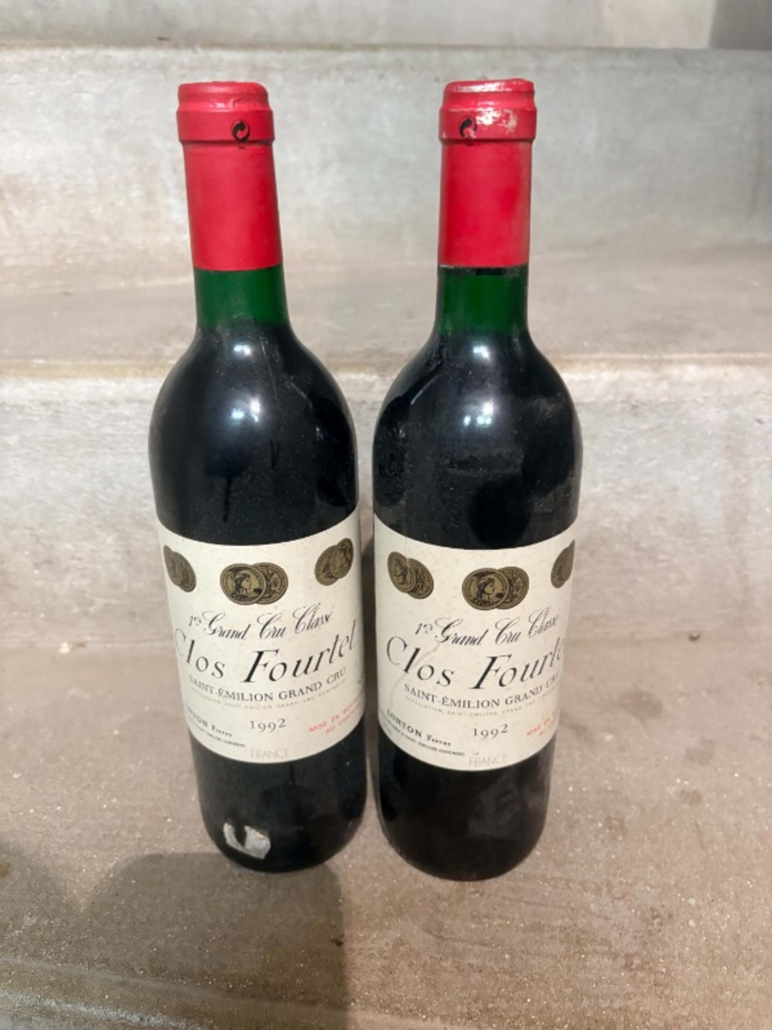 2 x Clos Fourtet, Saint-Émilion Grand Cru, 1992