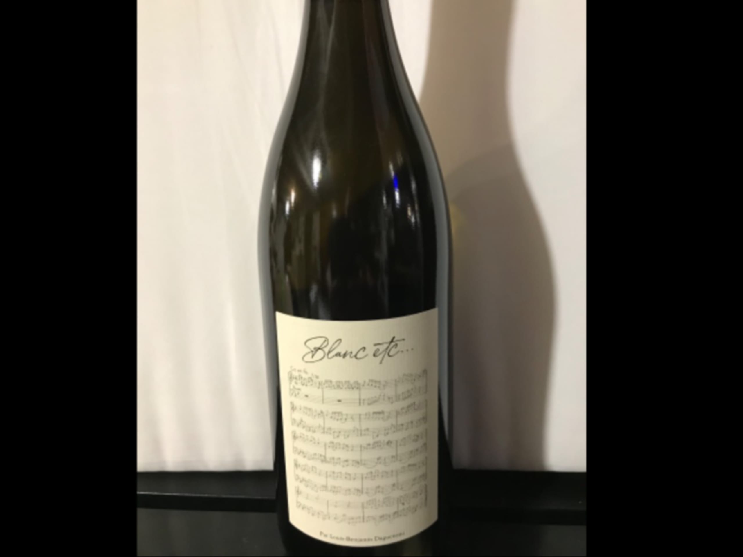 Blanc etc.., Blanc-Fumé de Pouilly, Louis Benjamin Dagueneau, 2019