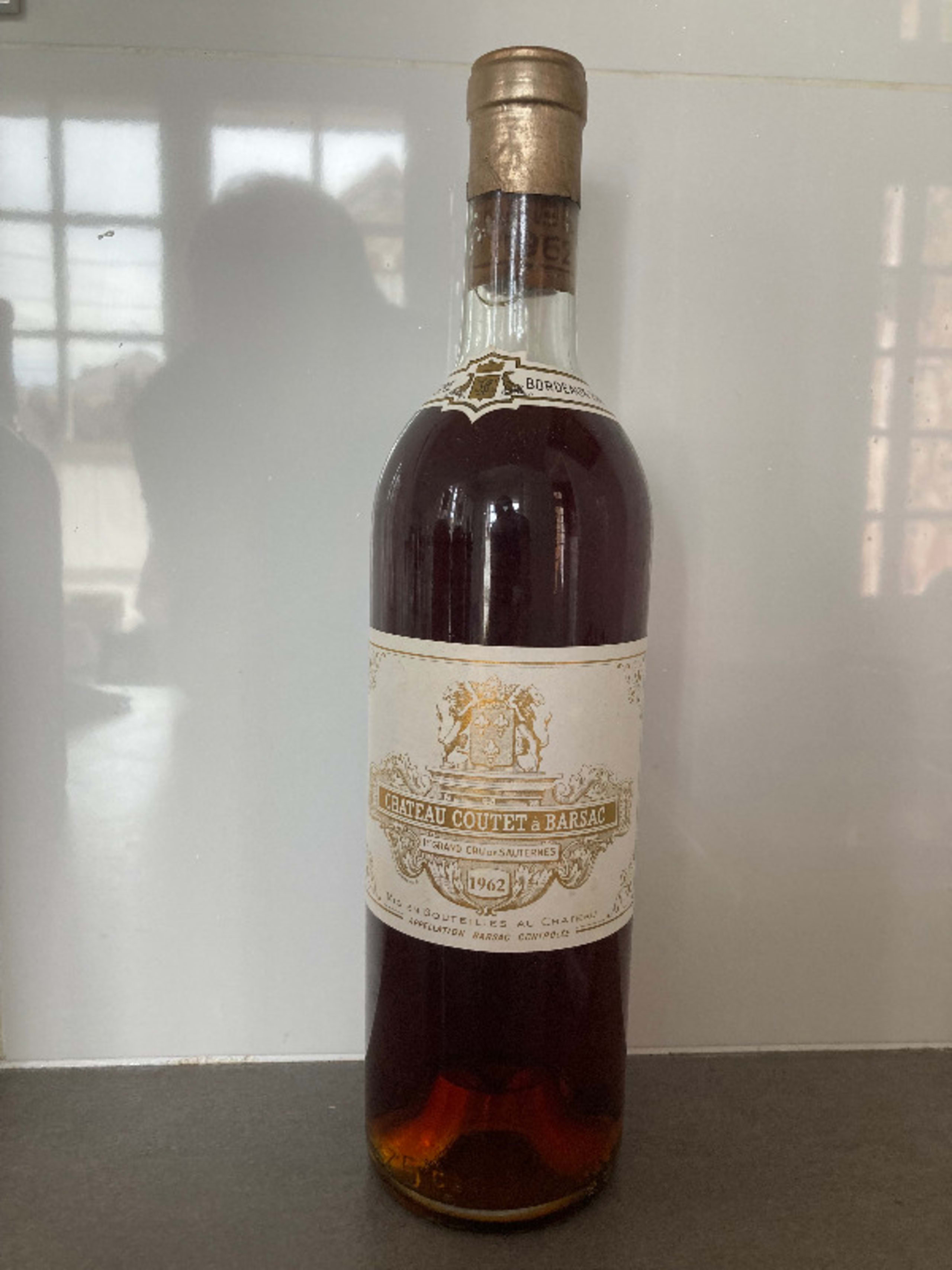 château Coutet, Barsac, 1962