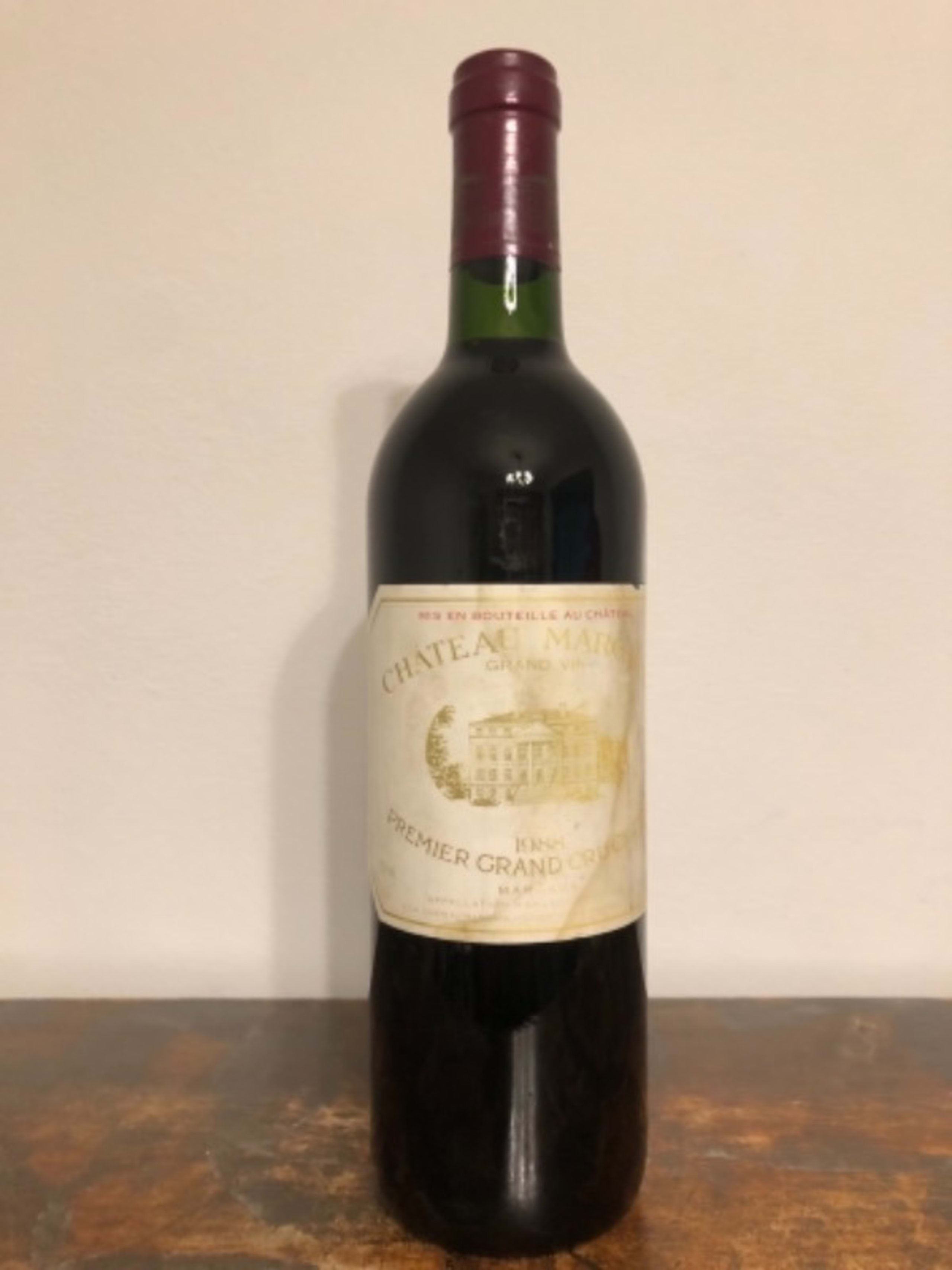 1er Grand Cru Classé, Château Margaux, 1988