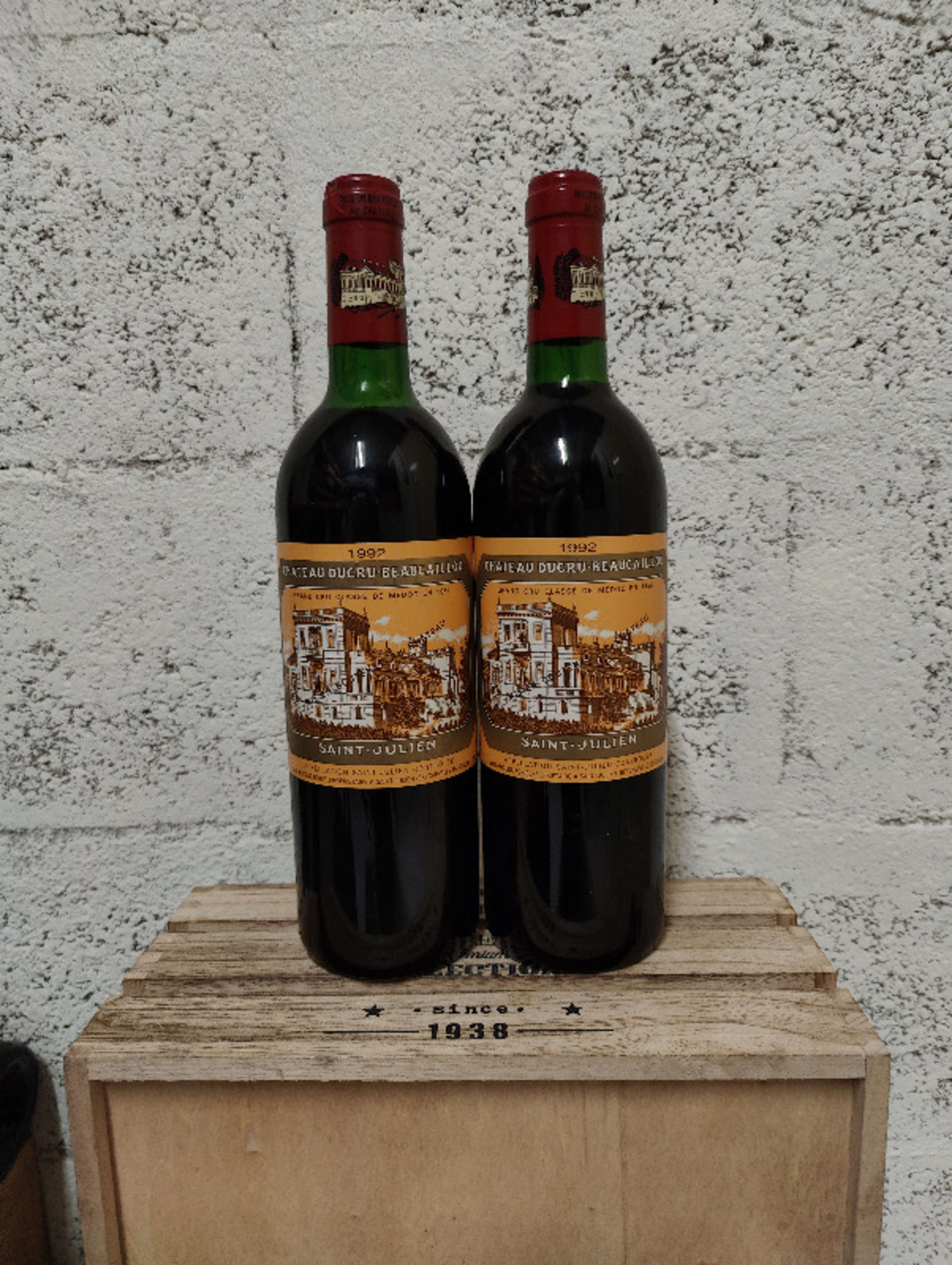 2 x château Ducru Beaucaillou, Saint-Julien, 1992