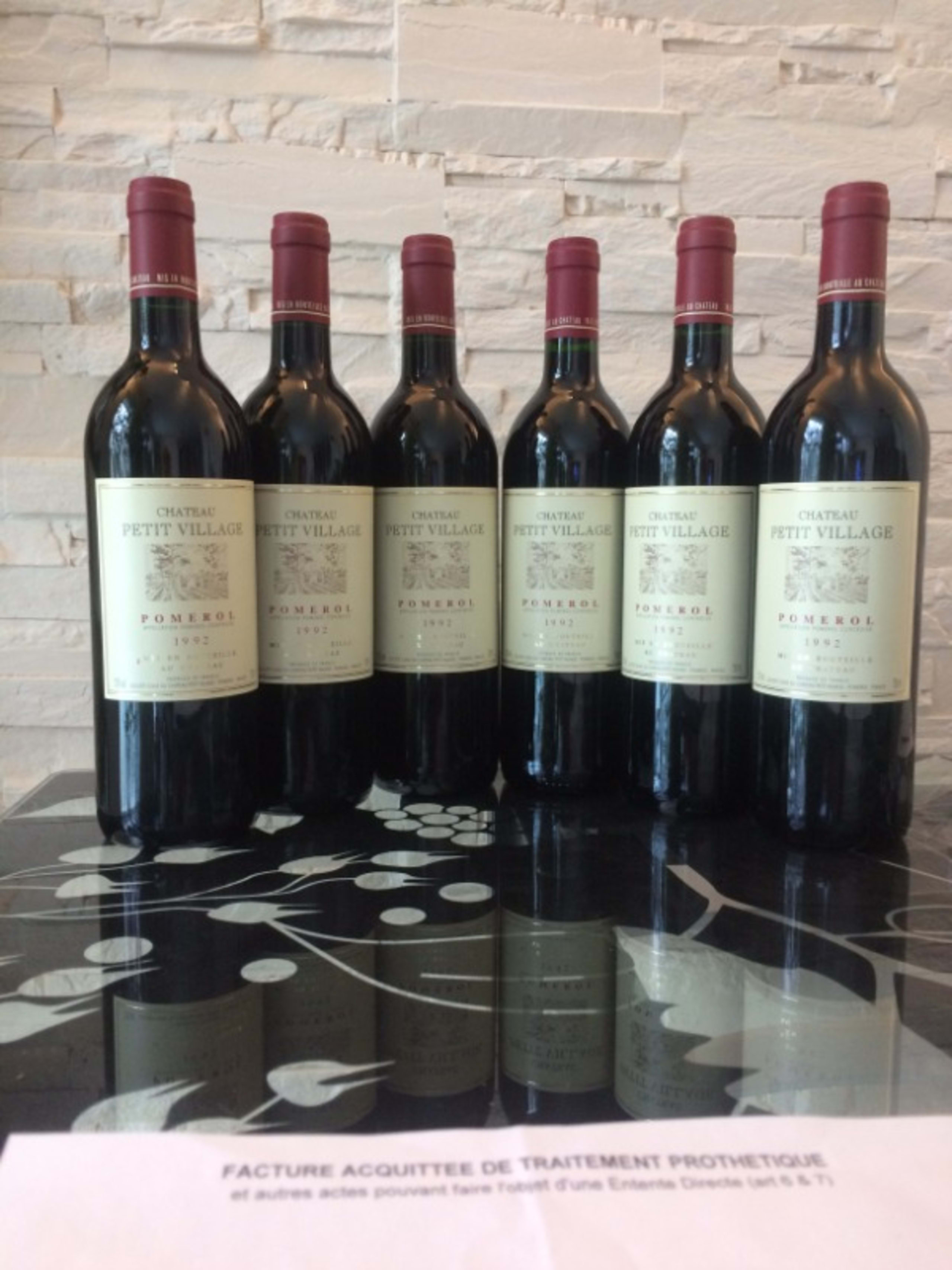 6 x Château Petit Village, Pomerol, 1992