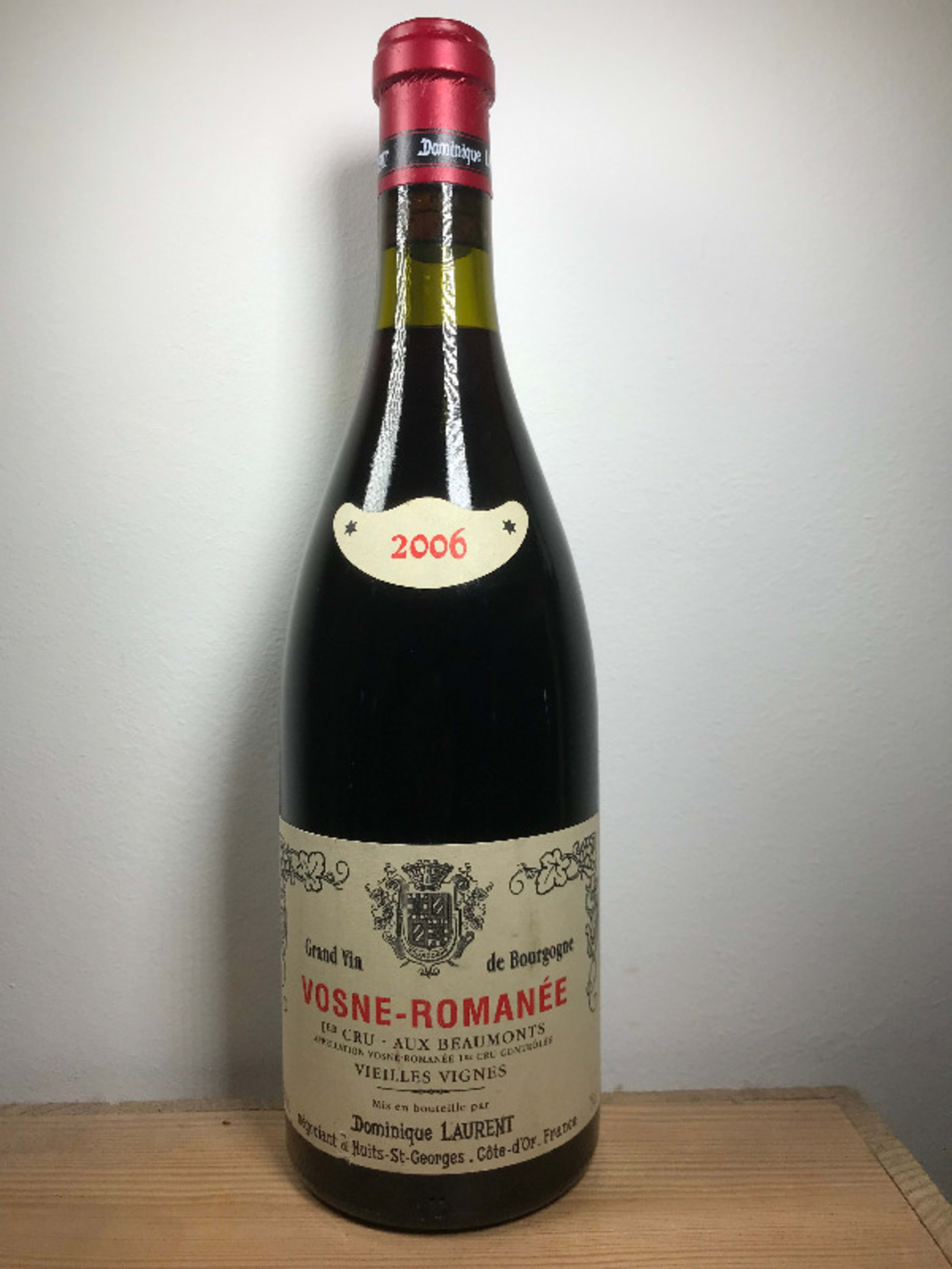 Vosne-Romanée, 1er cru - Aux Beaumonts - Vieilles Vignes, Dominique Laurent, 2006